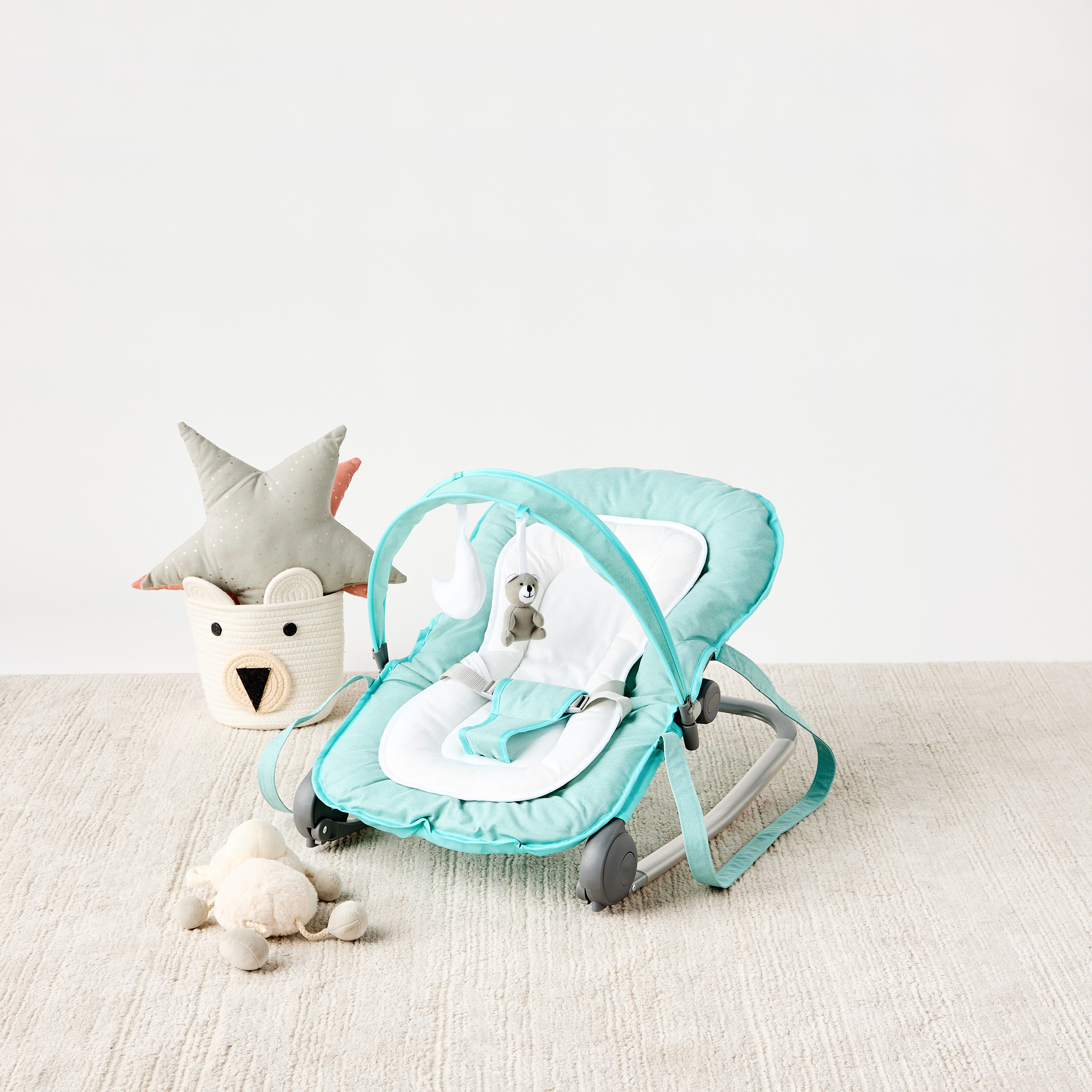 Juniors Kaden Baby Rocker with Toys-baby-infantactivity-rockers-image-1