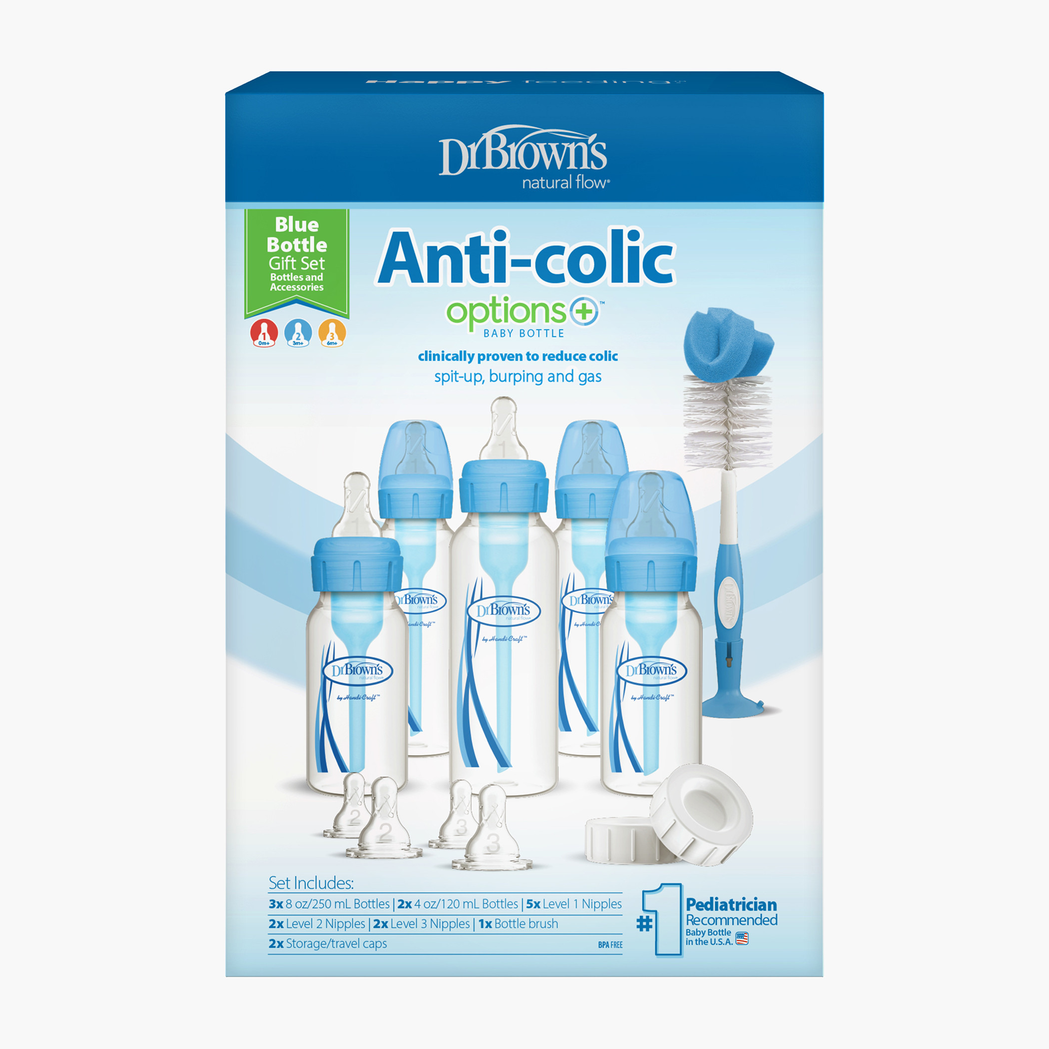 Dr. Brown's Options Plus Anti-Colic Bottle Starter Set-baby-feeding-feedingbottles-bottlesandteats-image-2