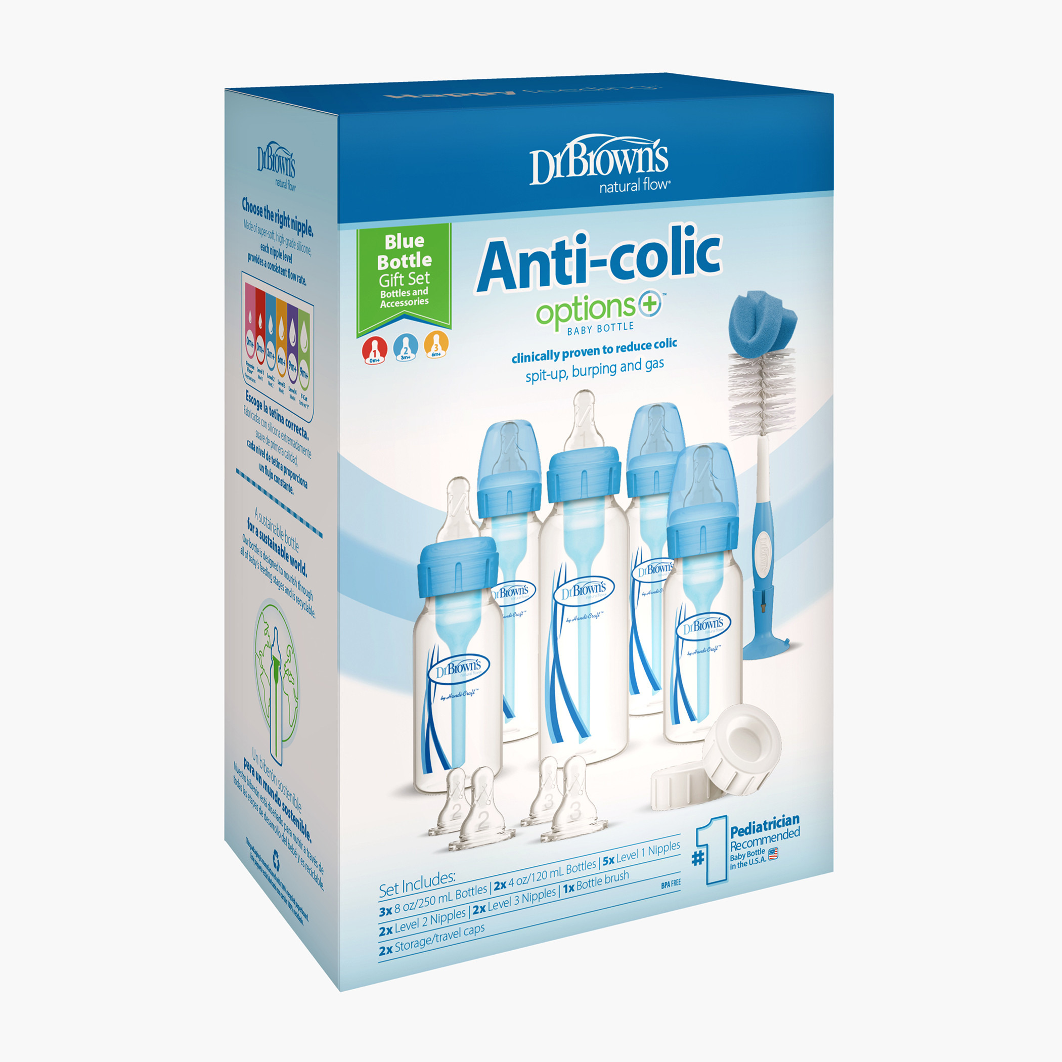 Dr. Brown's Options Plus Anti-Colic Bottle Starter Set-baby-feeding-feedingbottles-bottlesandteats-image-3
