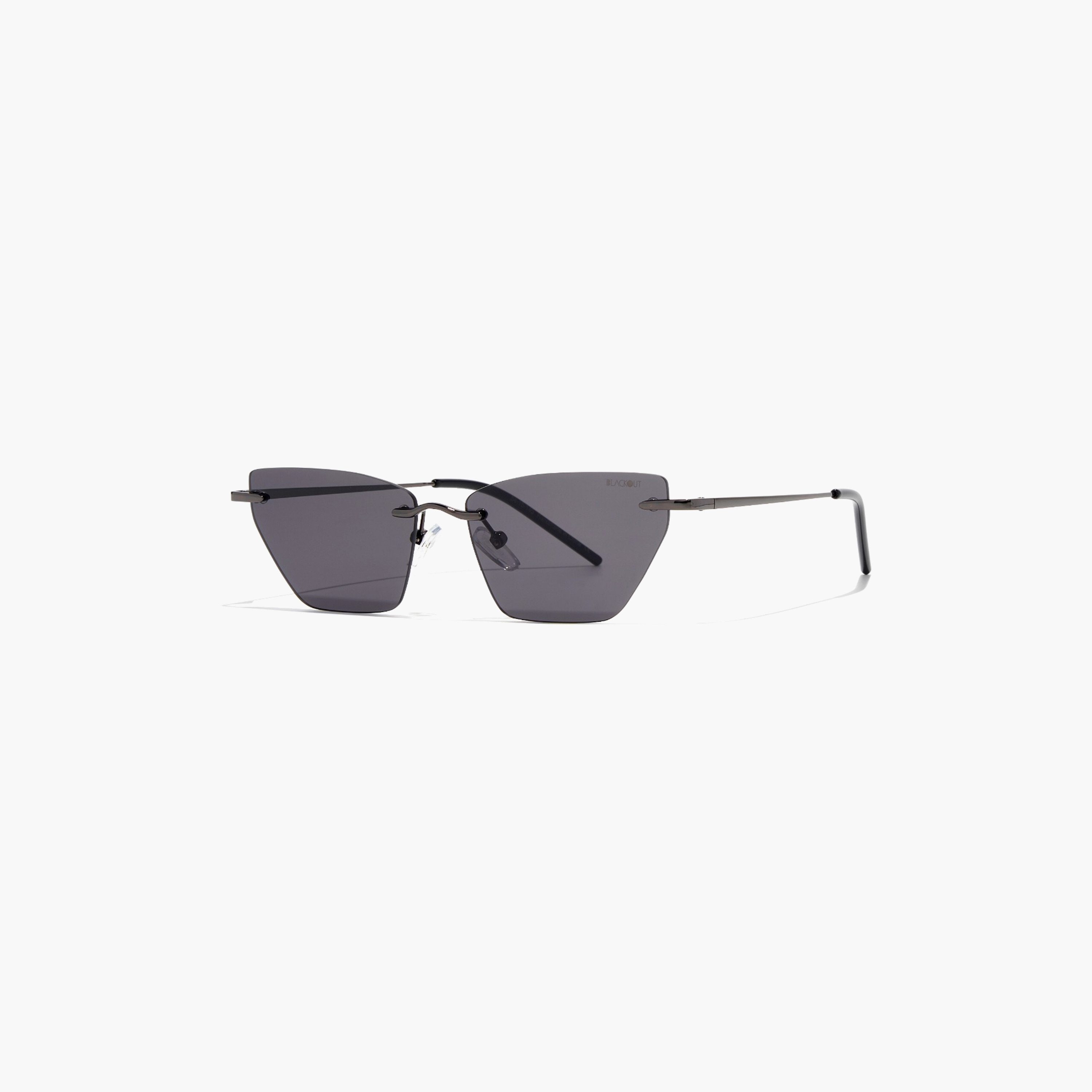 نظارة شمسية بعدسات رمادية ذات كات آي من بلاك أوت ويسبر 54 مم -women-sunglasses-image-1
