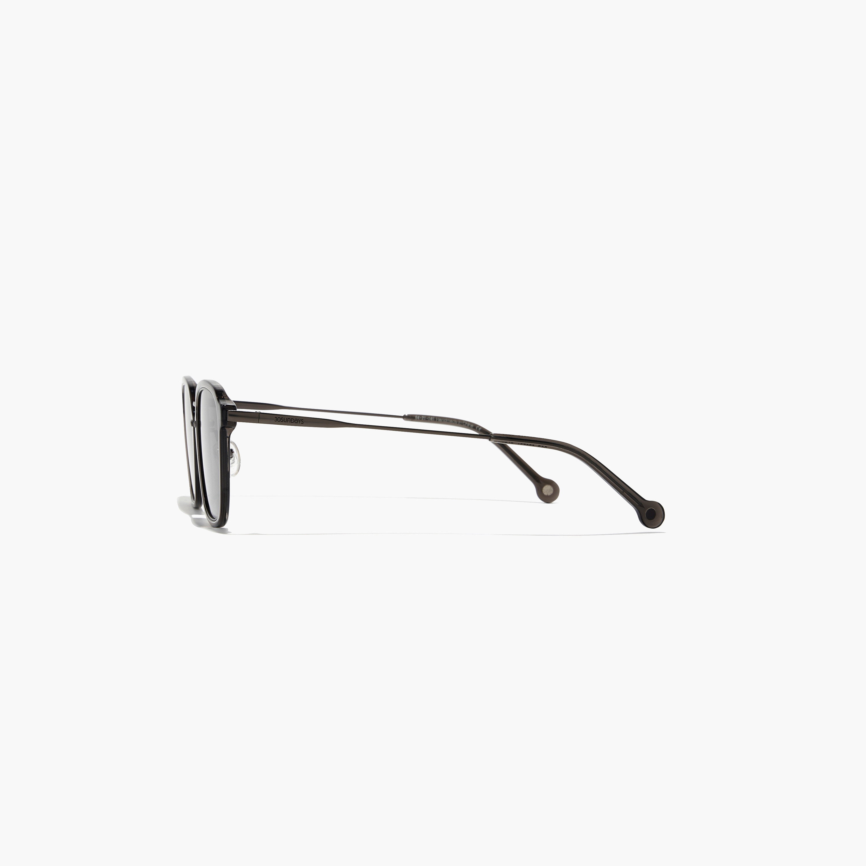 نظارة شمسية بعدسات سوداء مستطيلة من 30 ساندايز إليو مع 54 مم -men-sunglasses-image-4