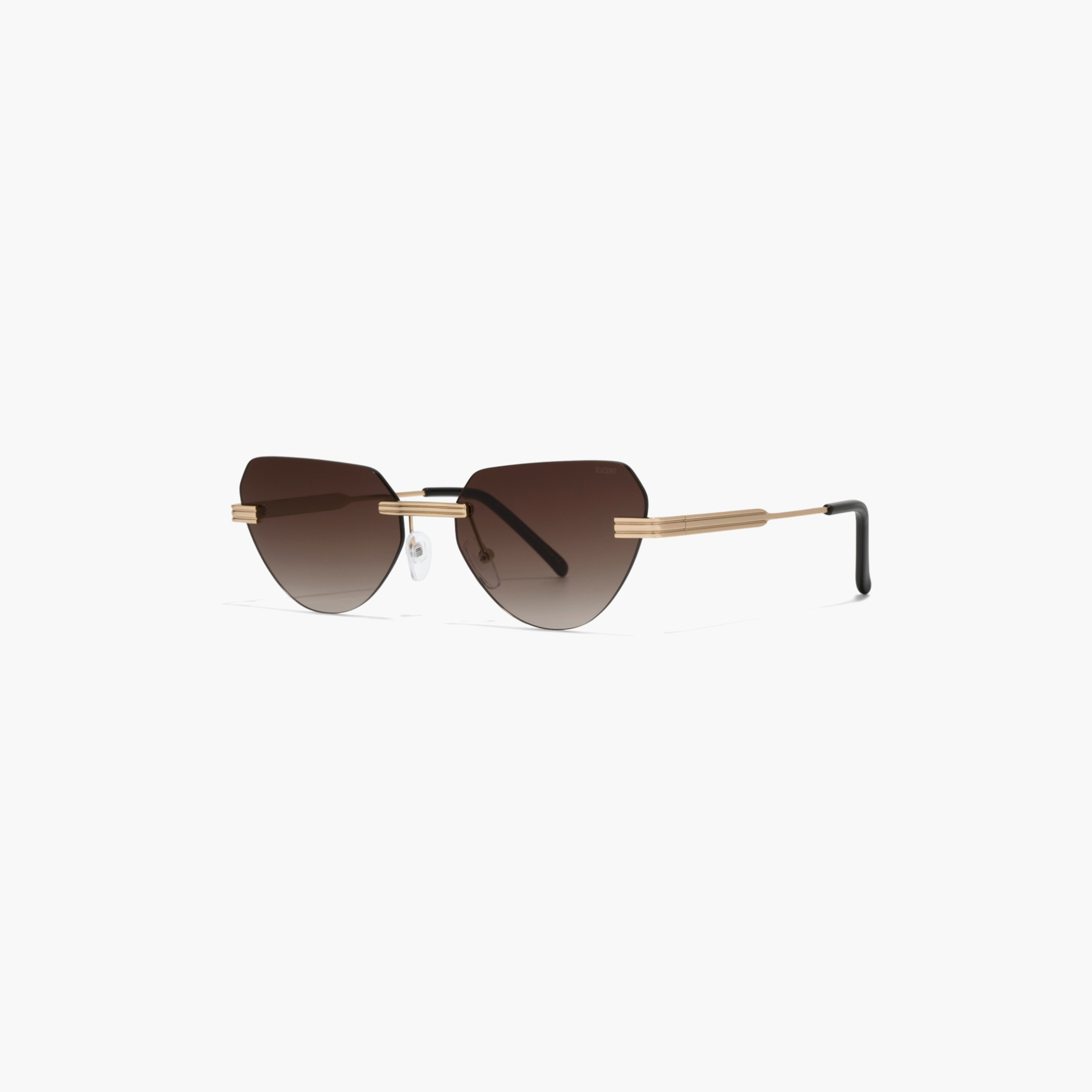 نظارة شمسية بعدسات بنية ذات كات آي من بلاك أوت لوستر مع 54 مم -women-sunglasses-image-1