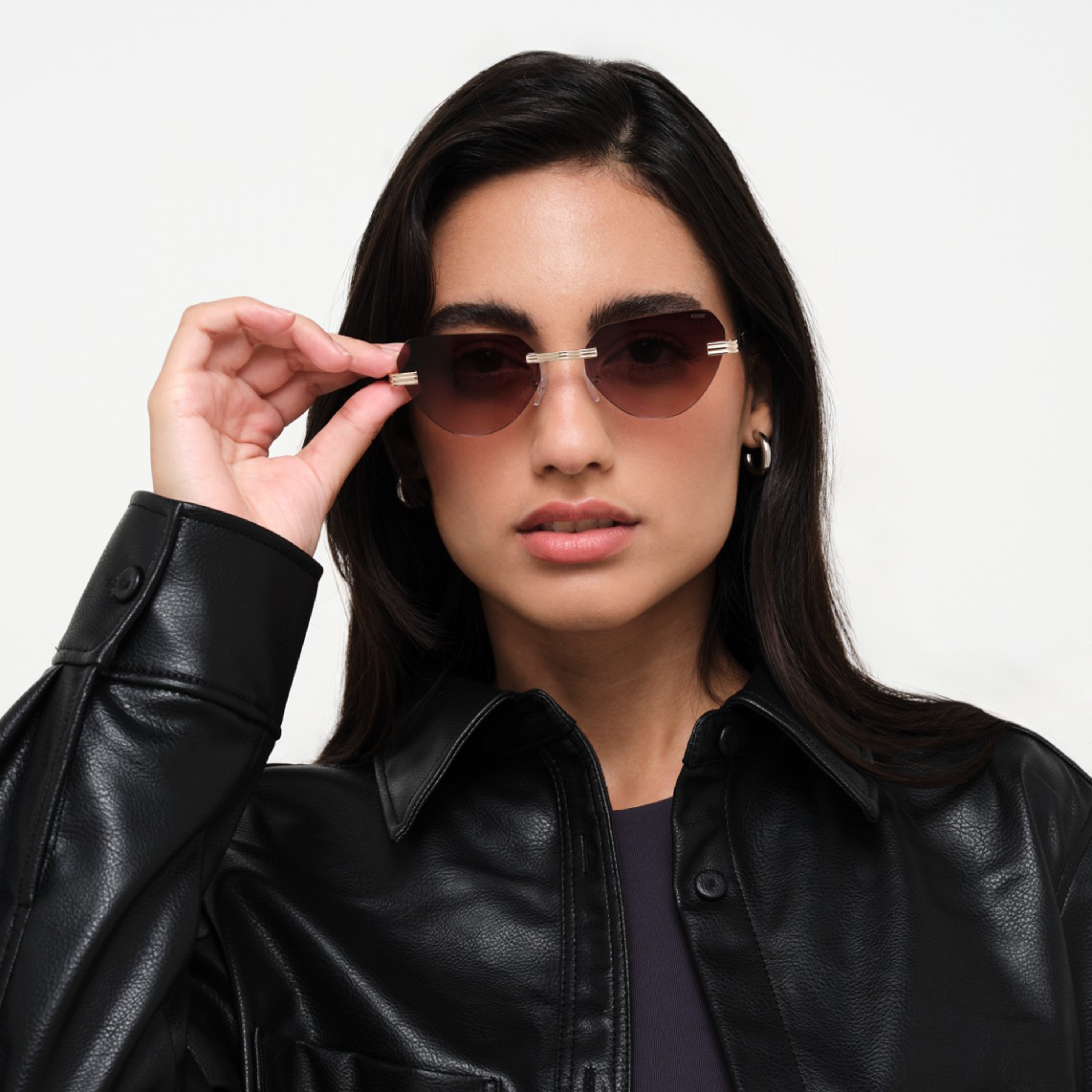 BlackOut LUSTRE 's Brown Lens 54 MM Cat Eye Sunglasses -women-sunglasses-image-6