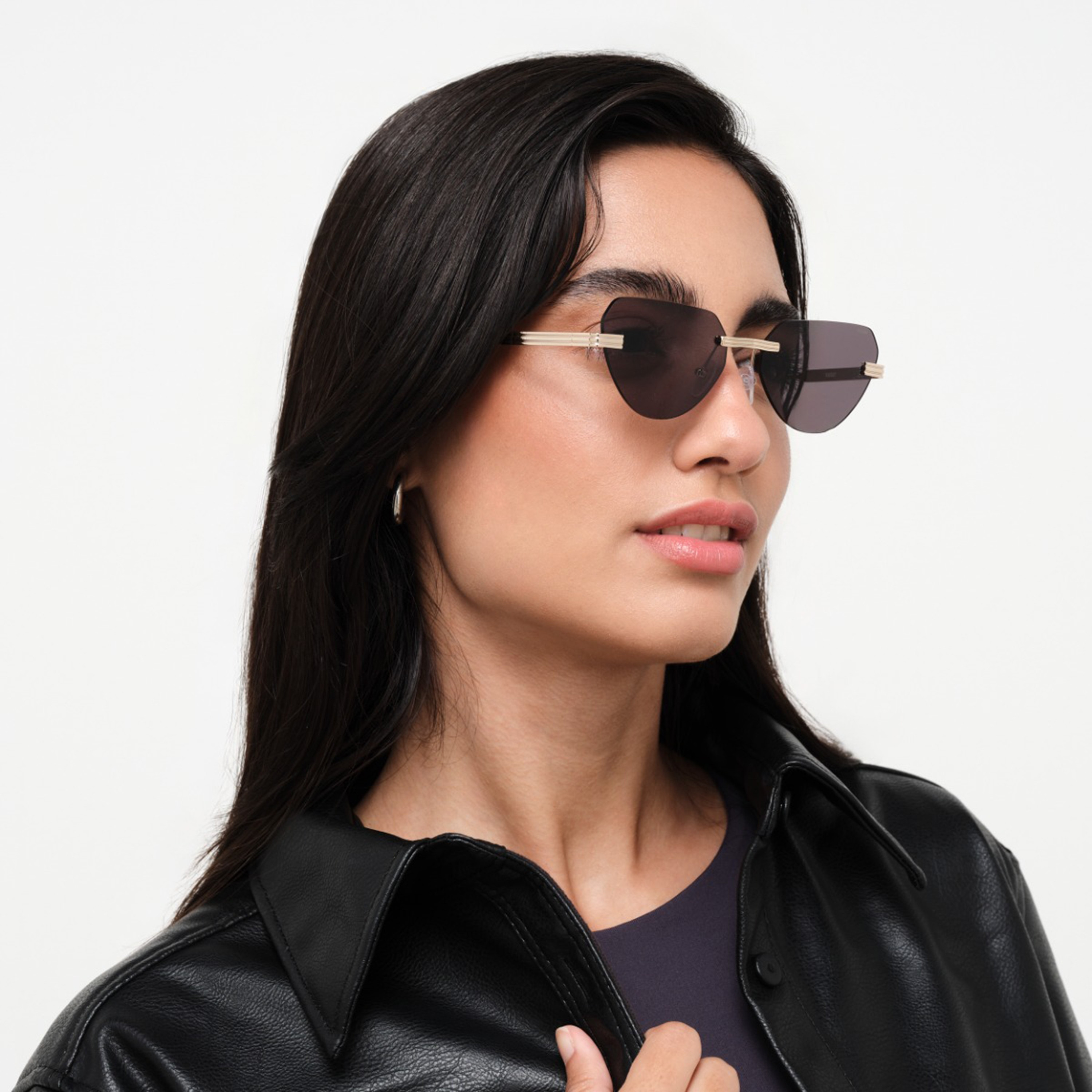 نظارة شمسية بعدسات سوداء ذات كات آي من بلاك أوت لوستر مع 54 مم -women-sunglasses-image-5