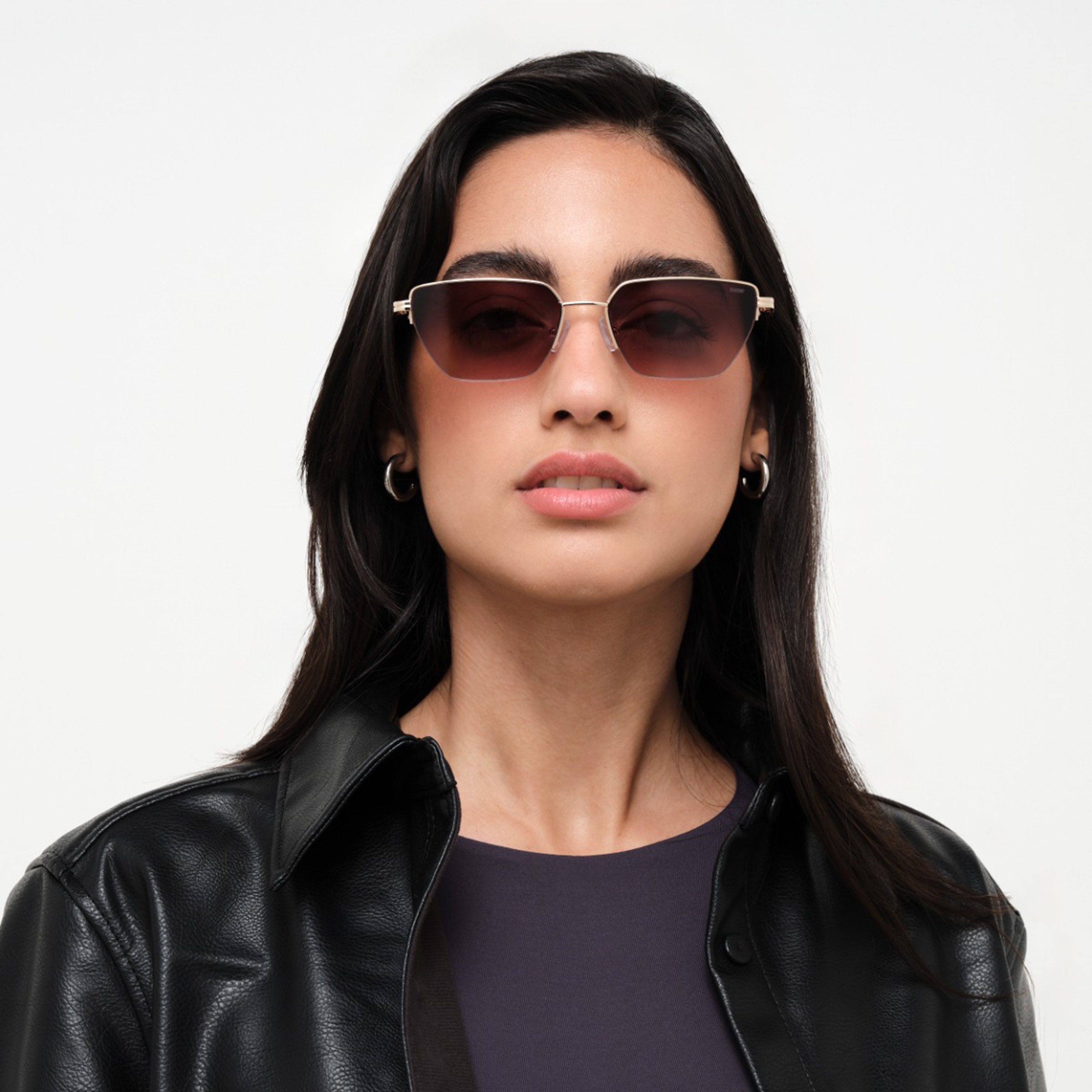 نظارة شمسية بعدسات هندسية وبنية من بلاك أوت راديانس مع 56 مم -women-sunglasses-image-6