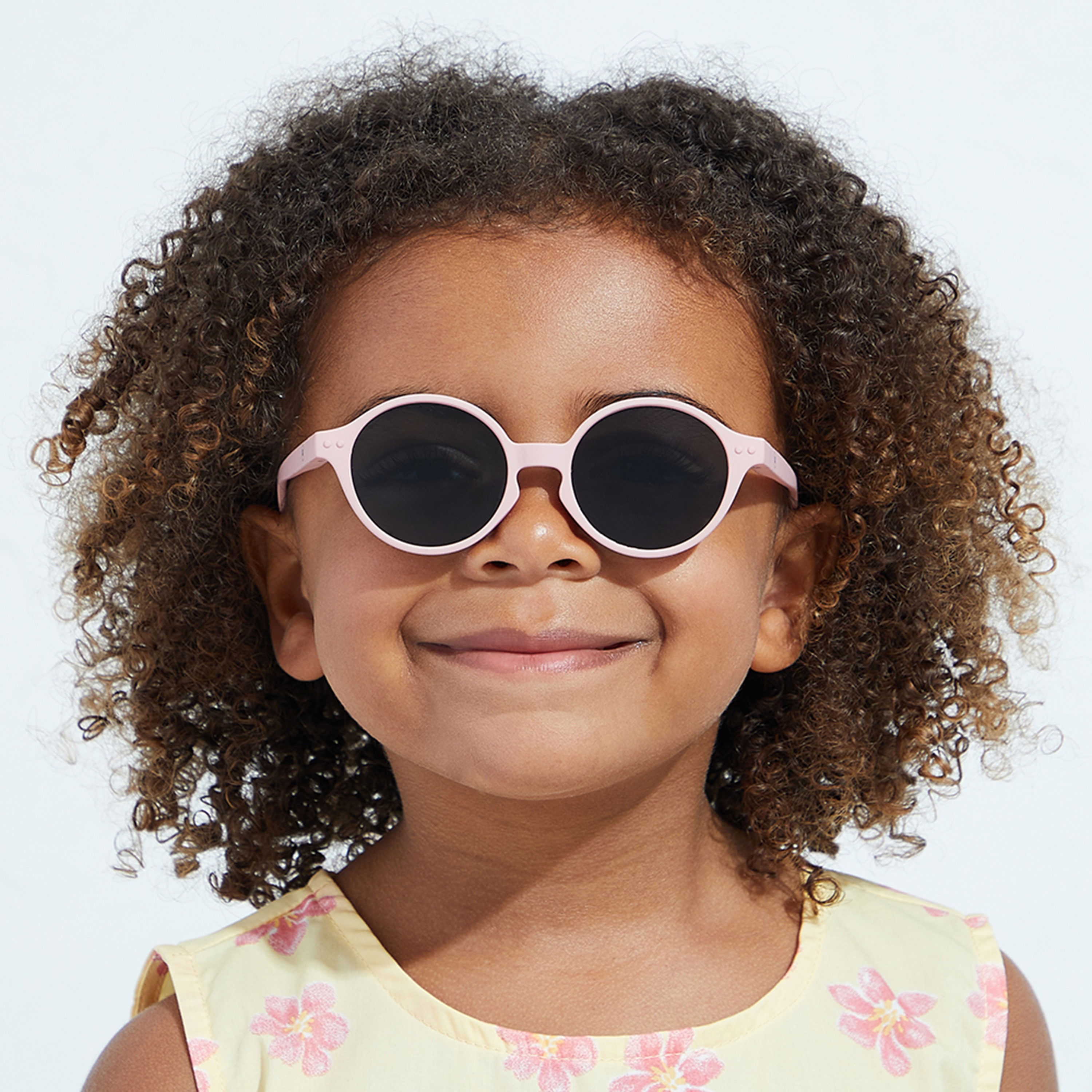 Babamio Kids Grey Lens 40 MM Round Sunglasses | BAB-000500-0907-girls-accessories-sunglasses-image-5