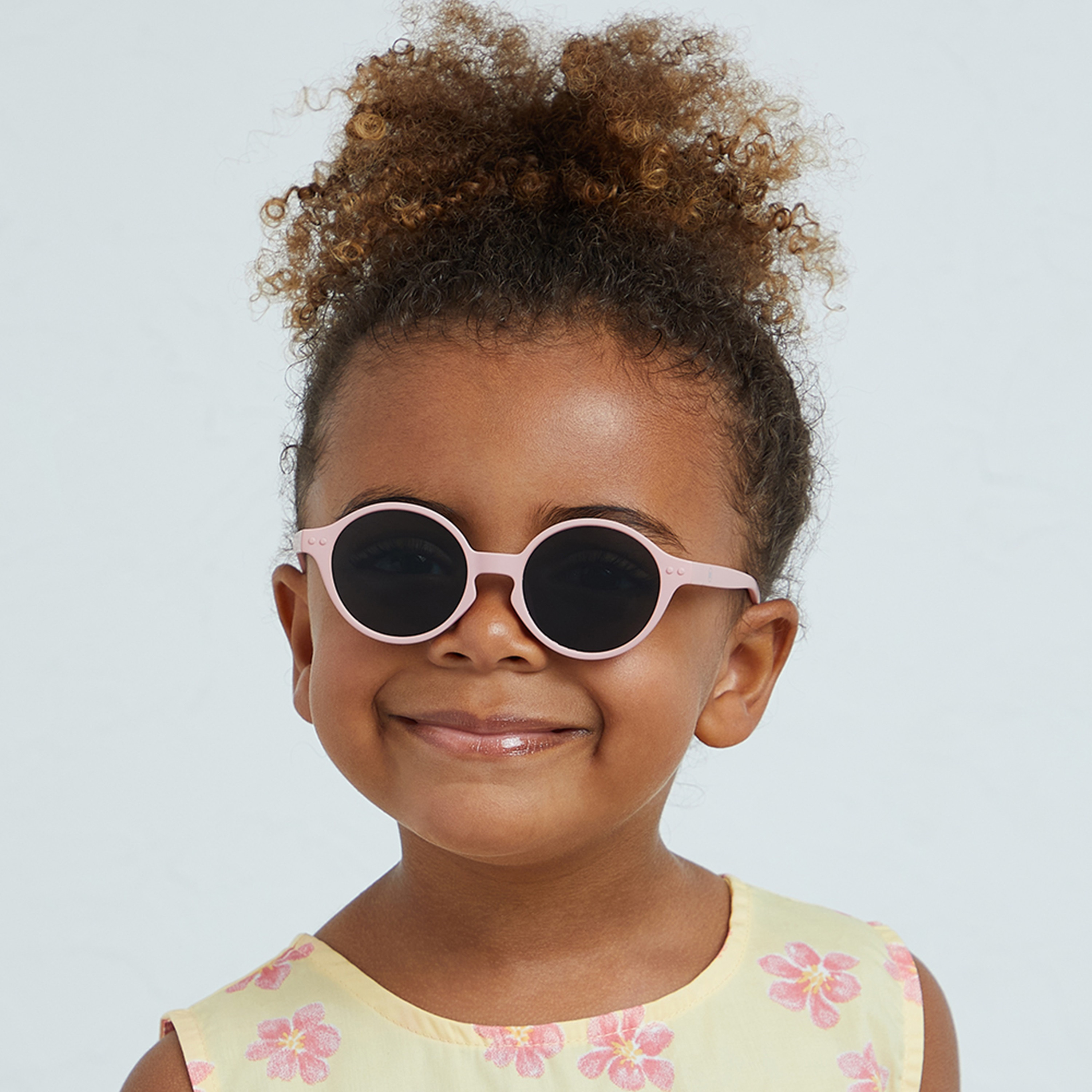 Babamio Kids Grey Lens 40 MM Round Sunglasses | BAB-000500-0907-girls-accessories-sunglasses-image-6
