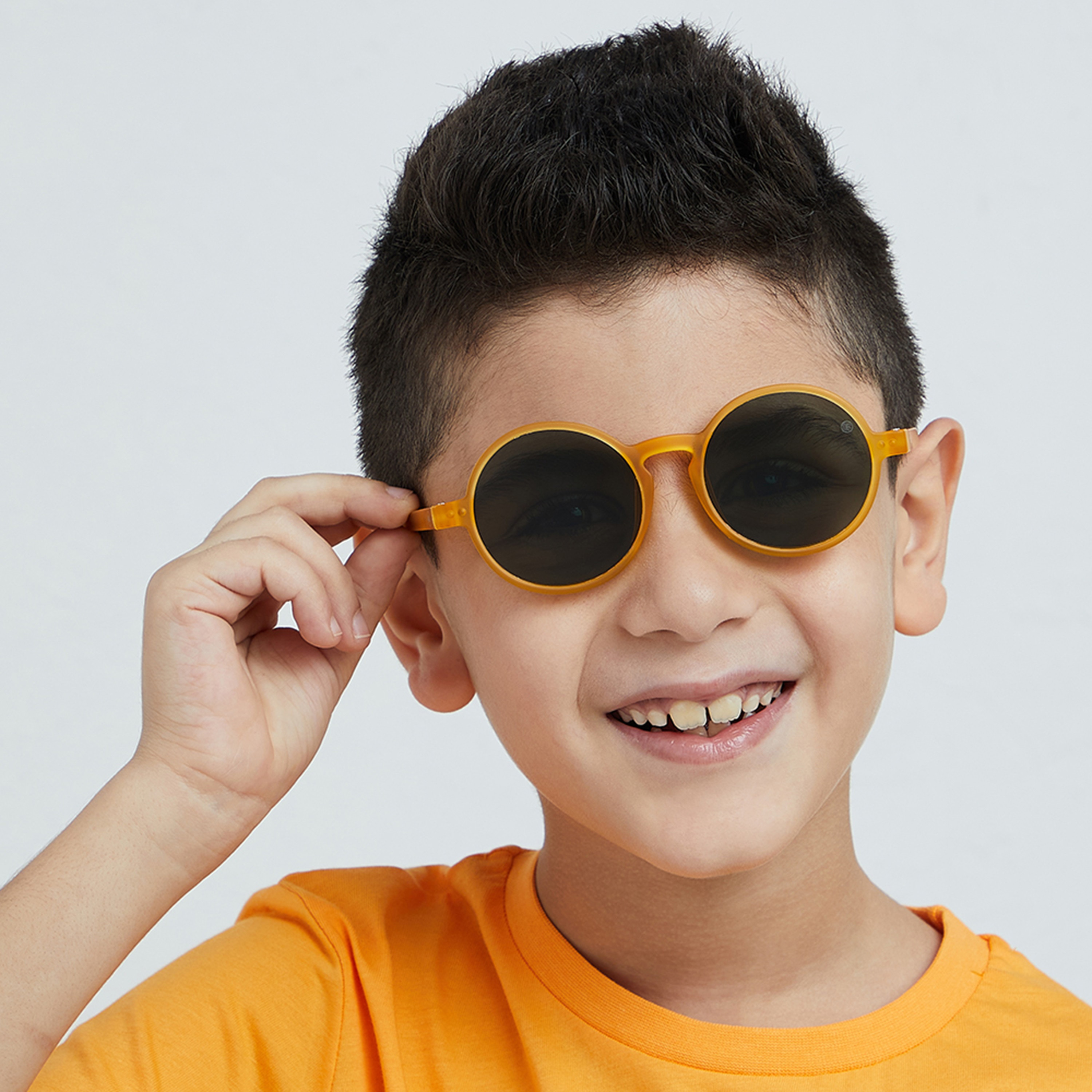 Babamio Kids Green Lens 46 MM Round Sunglasses | BAB-000501-2006-girls-accessories-sunglasses-image-6