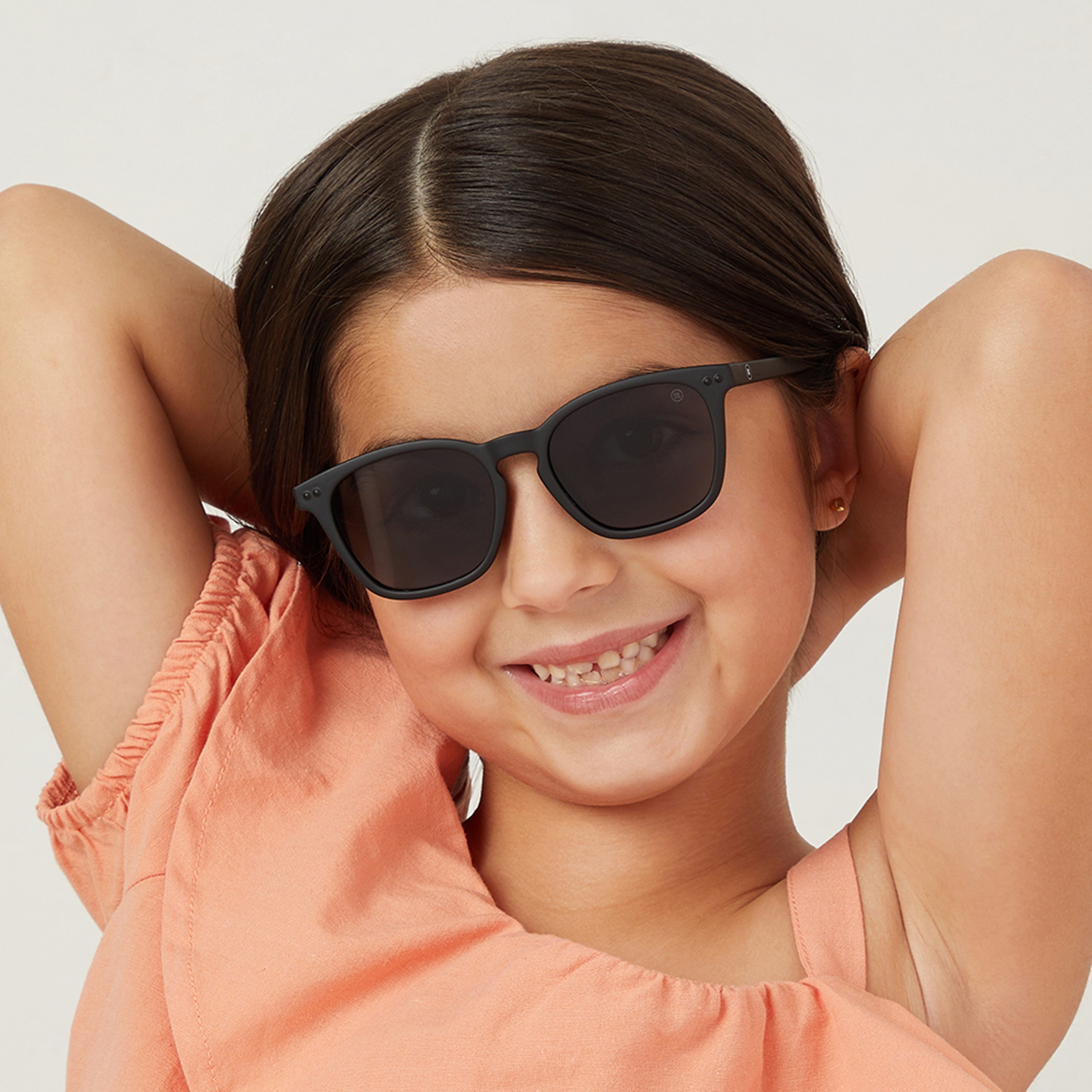 Babamio Kids Grey Lens 46 MM Square Sunglasses | BAB-000503-0107-girls-accessories-sunglasses-image-5