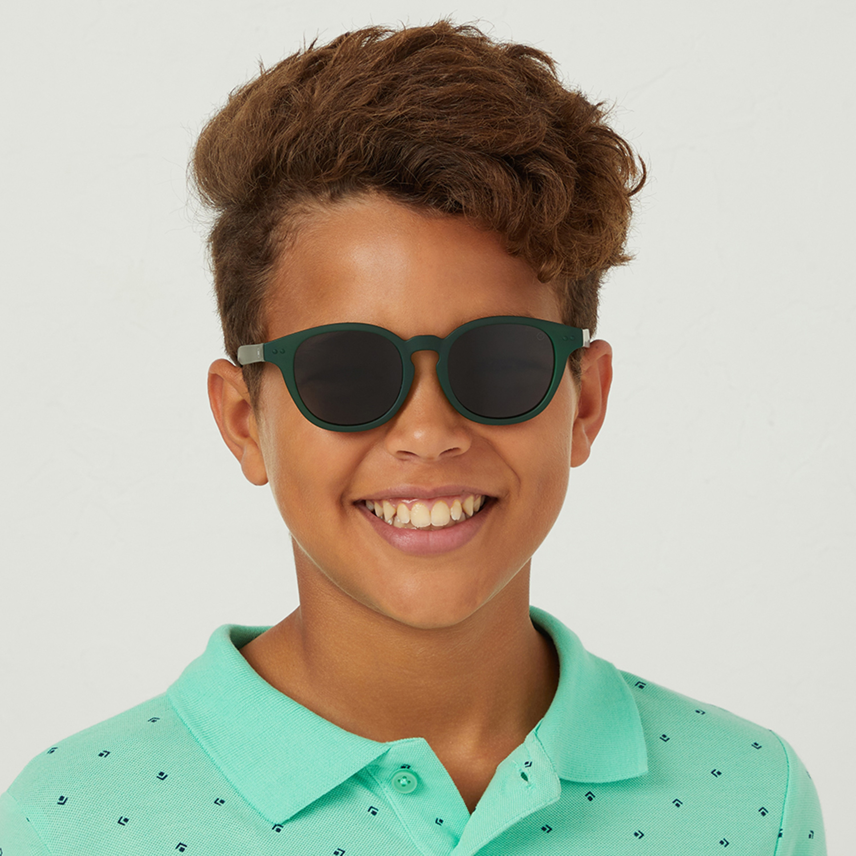 Babamio Kids Grey Lens 48 MM Round Sunglasses | BAB-000506-0607-girls-accessories-sunglasses-image-5