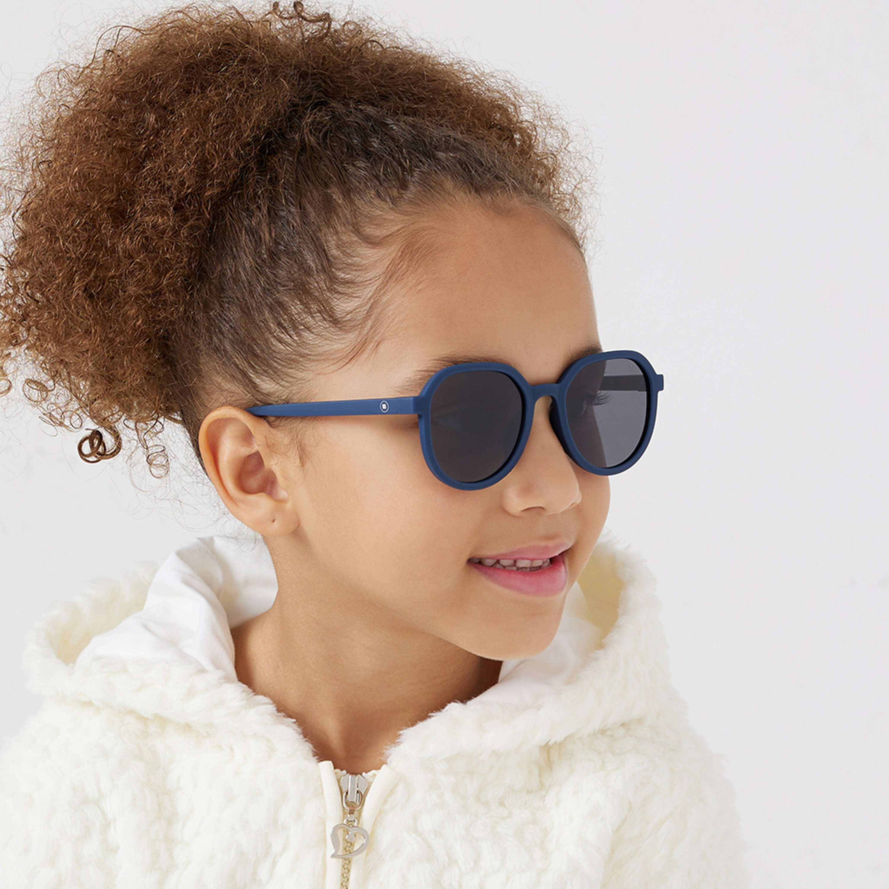 Babamio Kids Grey Lens 46 MM Hexagonal Sunglasses | BAB-000513-0207-girls-accessories-sunglasses-image-6
