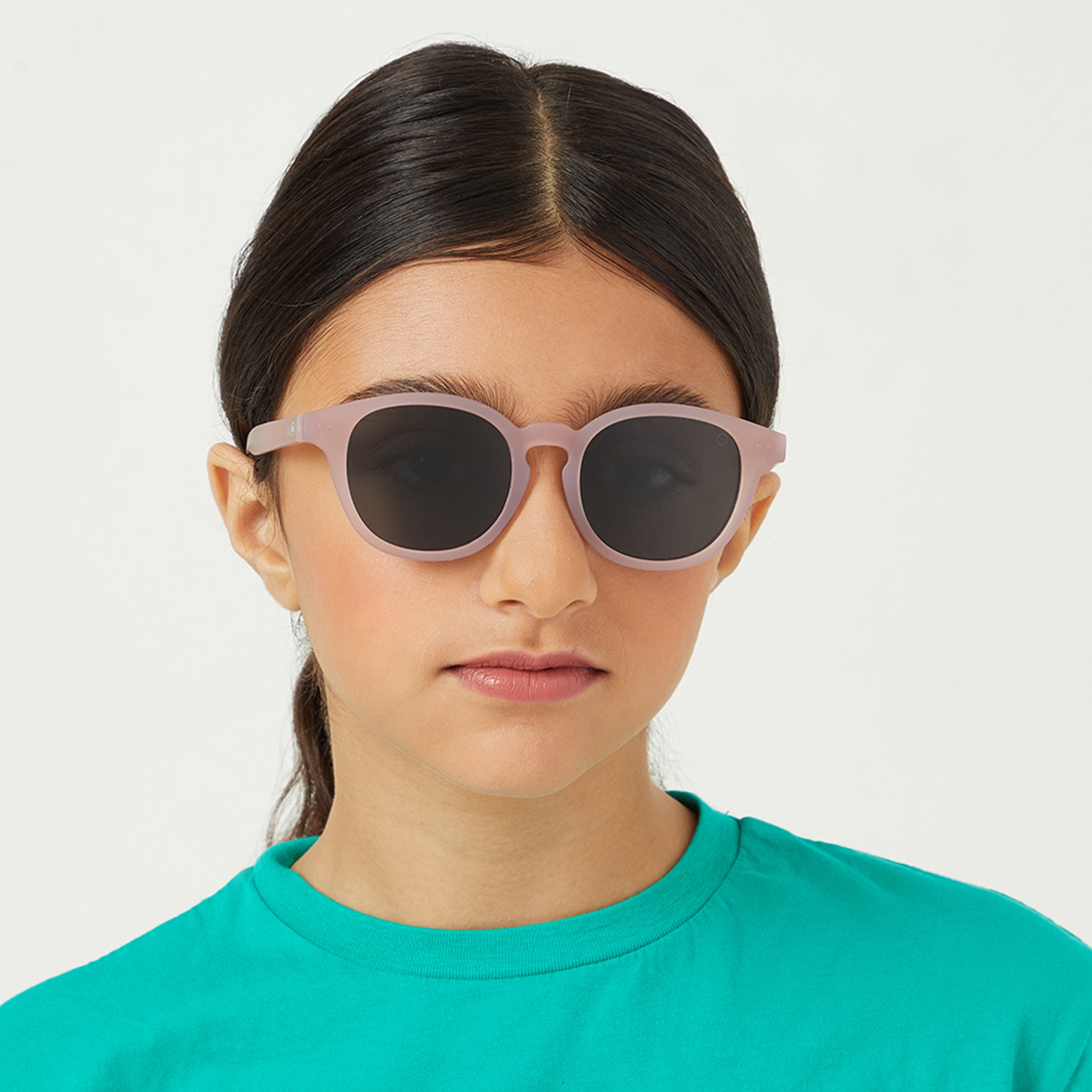 Babamio Kids Grey Lens 48 MM Round Sunglasses | BAB-000506-0907-girls-accessories-sunglasses-image-5