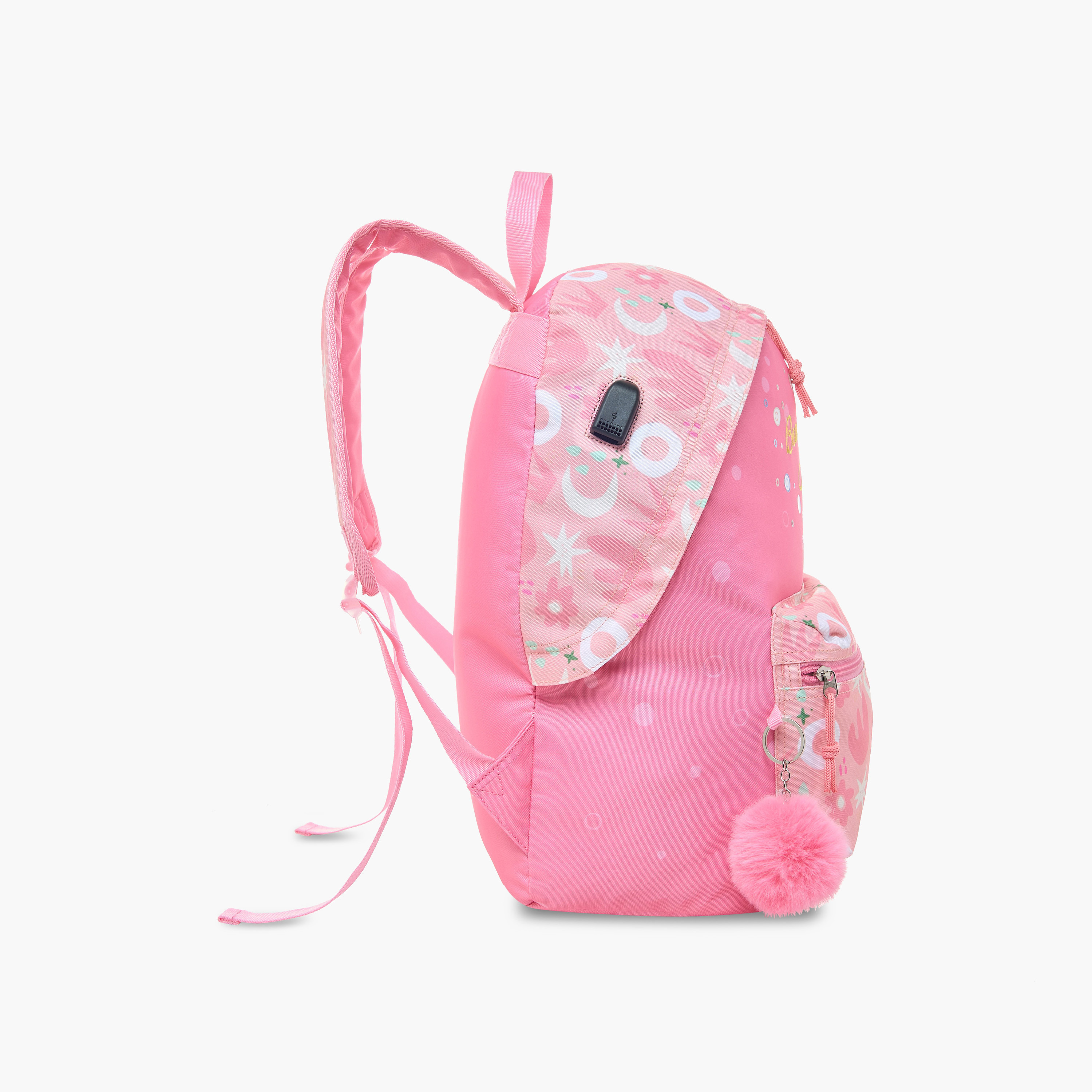 Juniors Printed Backpack with Laptop Compartment and Adjustable Strap - 16 inches-school-bagsandbackpacks-backpacks-image-5