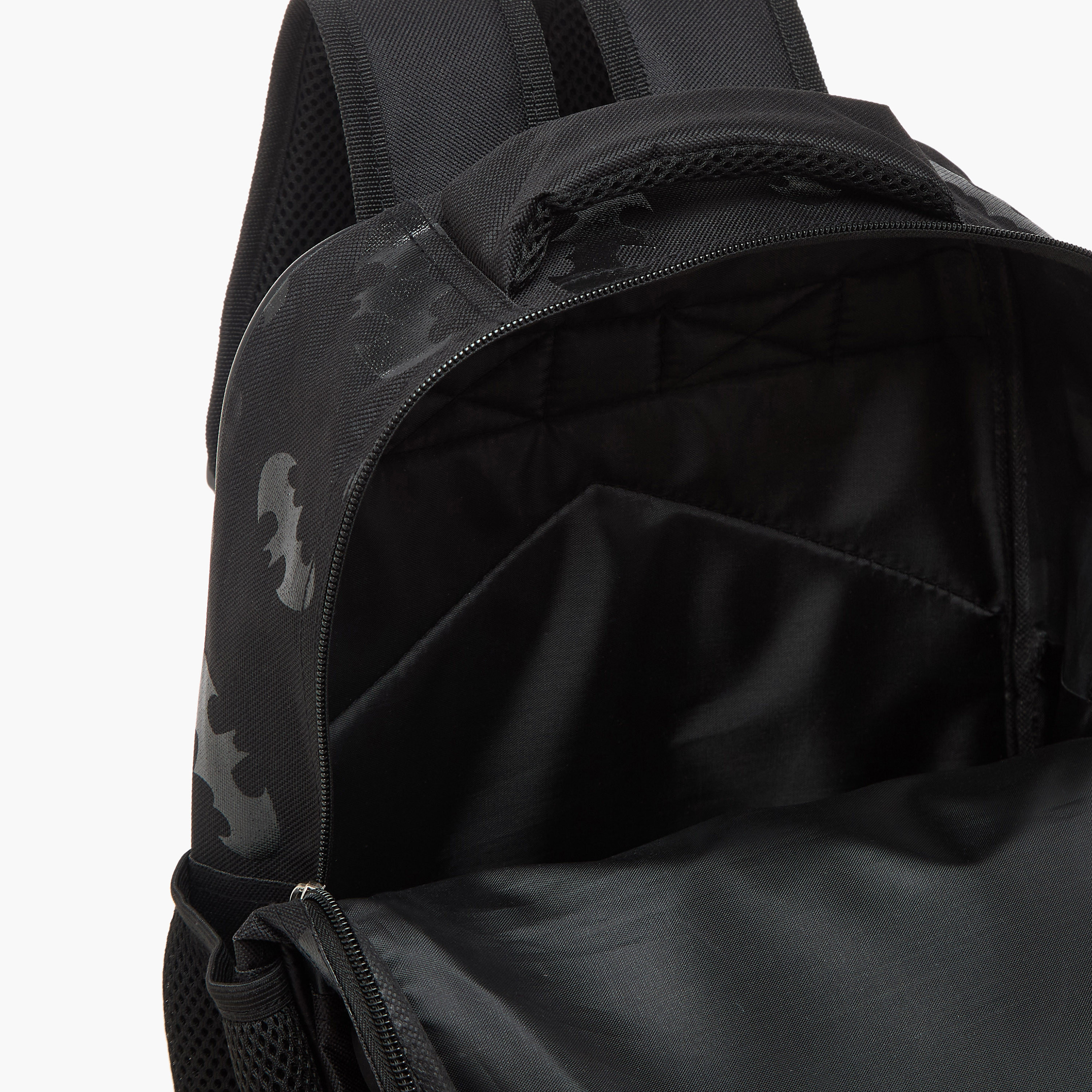 Buy Batman Print Backpack with Adjustable Straps and Zip Closure - 14 ...