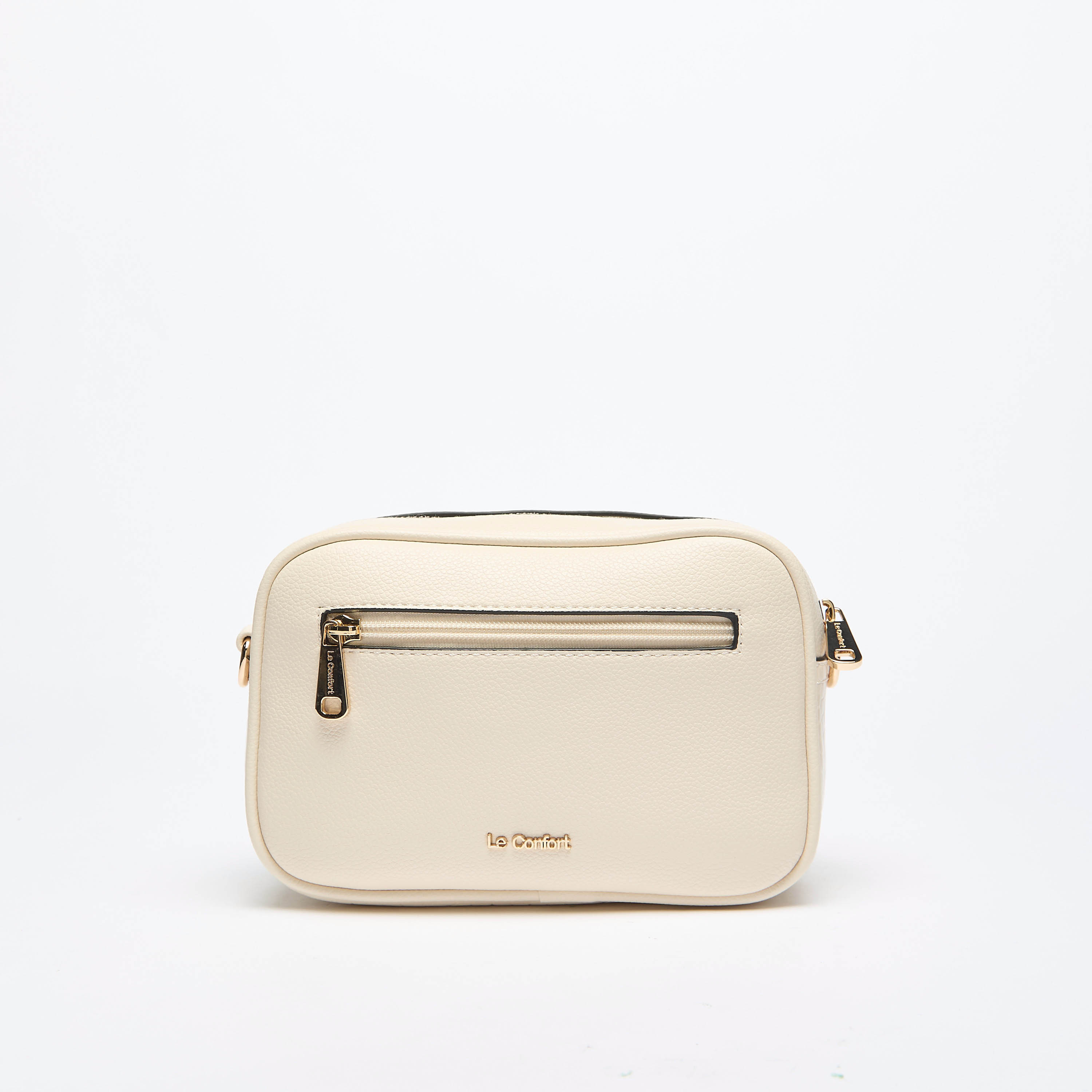 شنطة كروس بودي سادة بحزام سلسلة وسحاب إغلاق من لو كونفورت-women-bagsandwallets-handbags-image-3