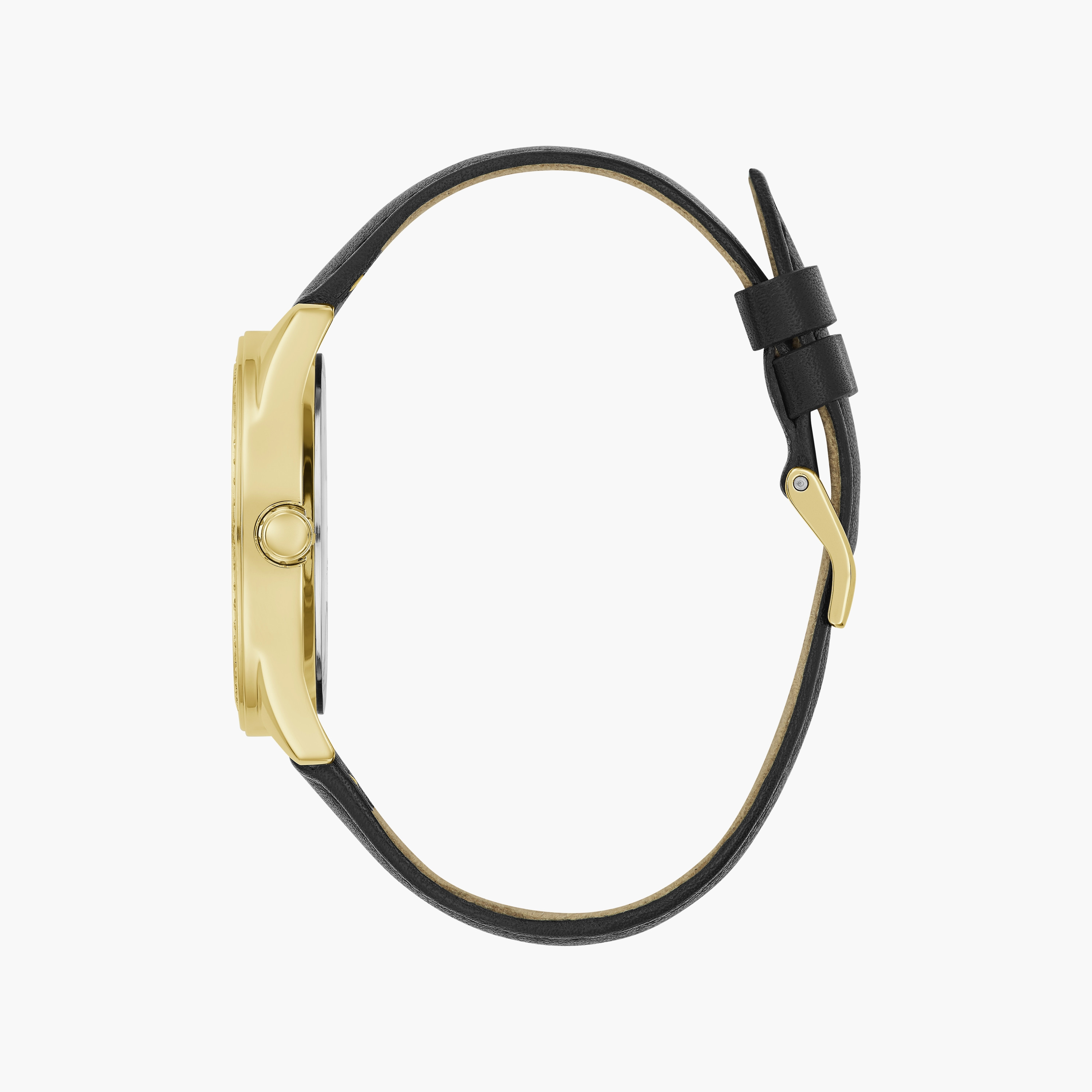 ساعة جيس ذو انالوج بسوار جلدي ذهبي للنساء | GW0608L2-women-watchesandjewellery-watches-image-2