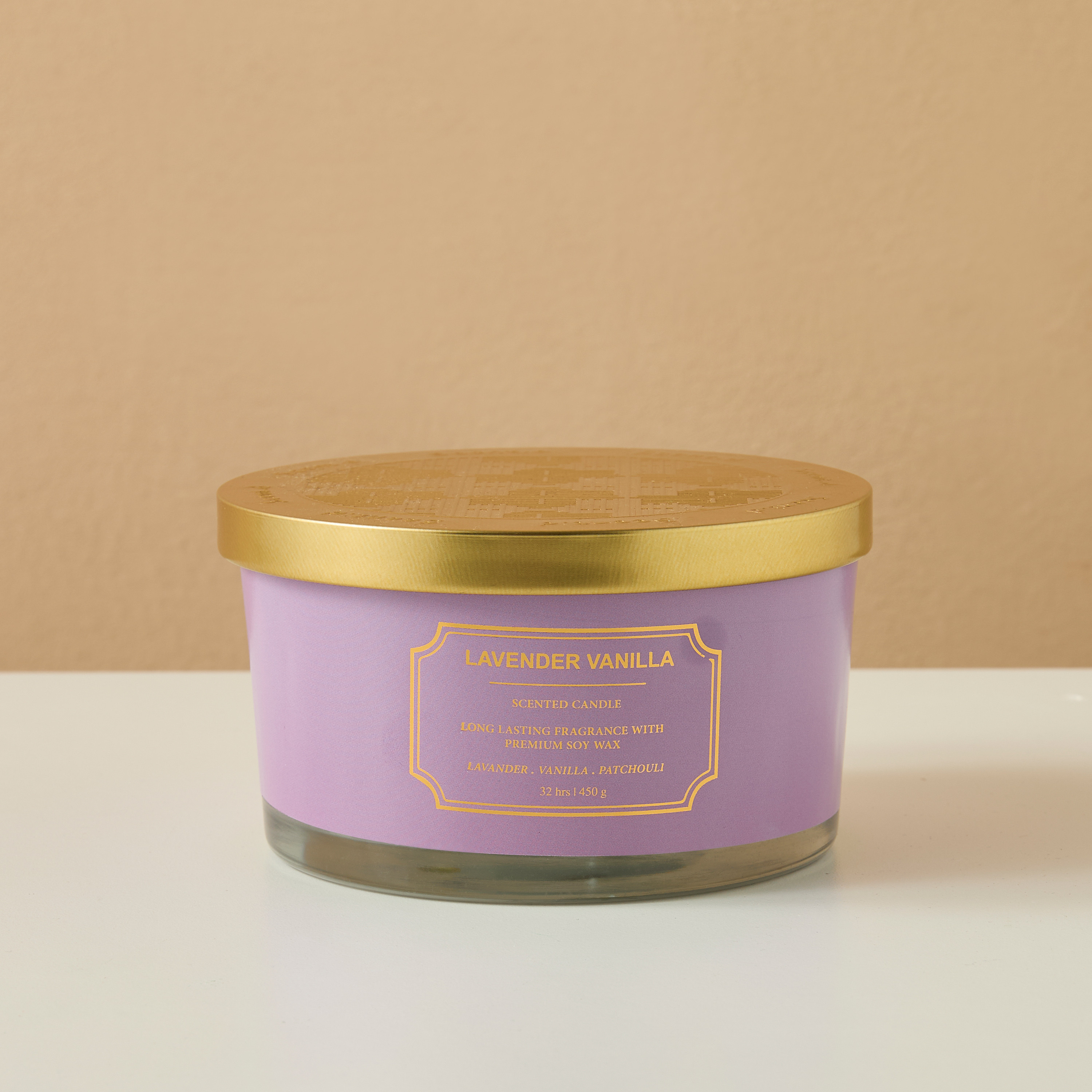 Scent.d Lavender Vanilla 3-Wick Candle - 32 h-household-homefragrance-candles-image-2