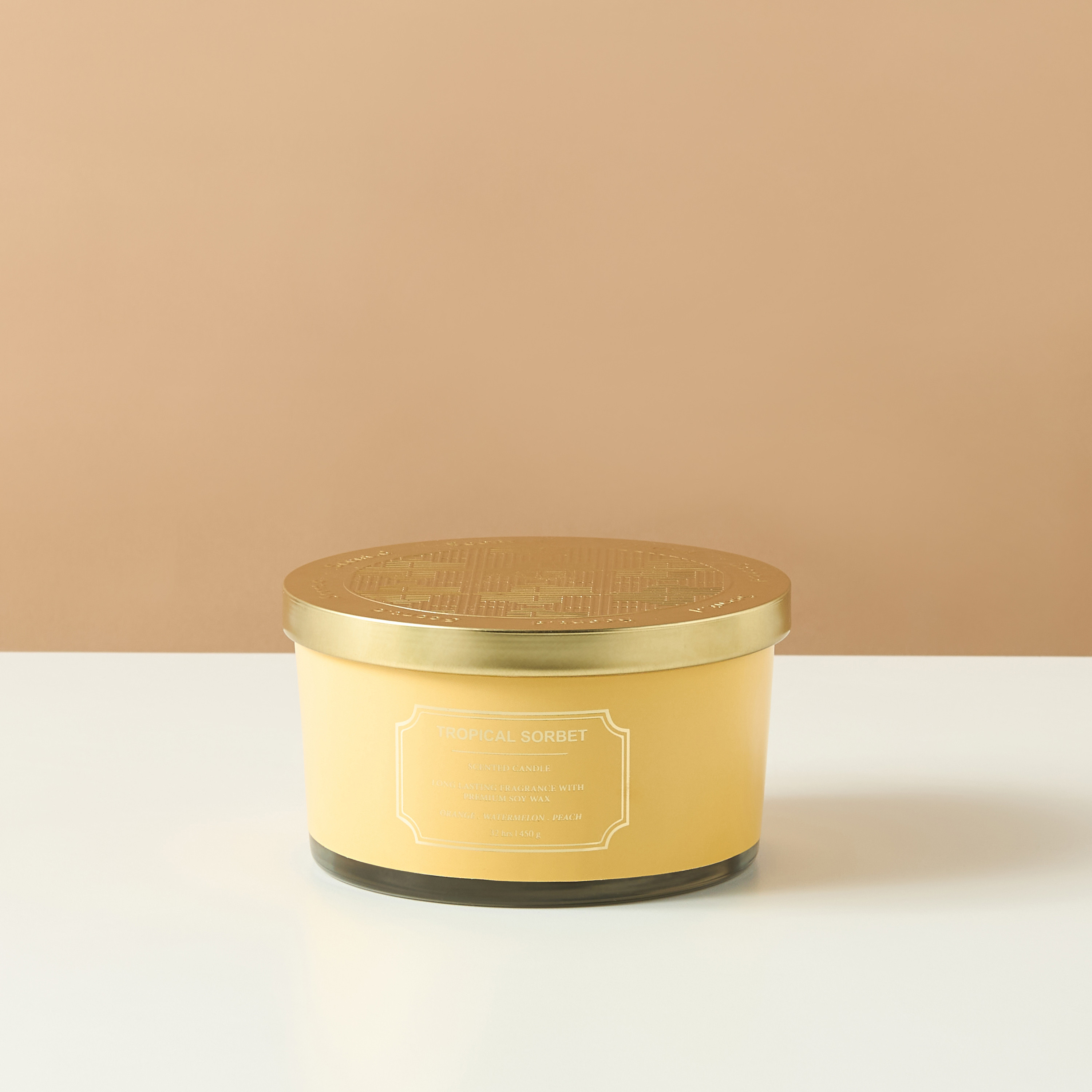 Scent.d Tropical Sorbet 3-wick Candle - 9 cms-household-homefragrance-candles-image-2