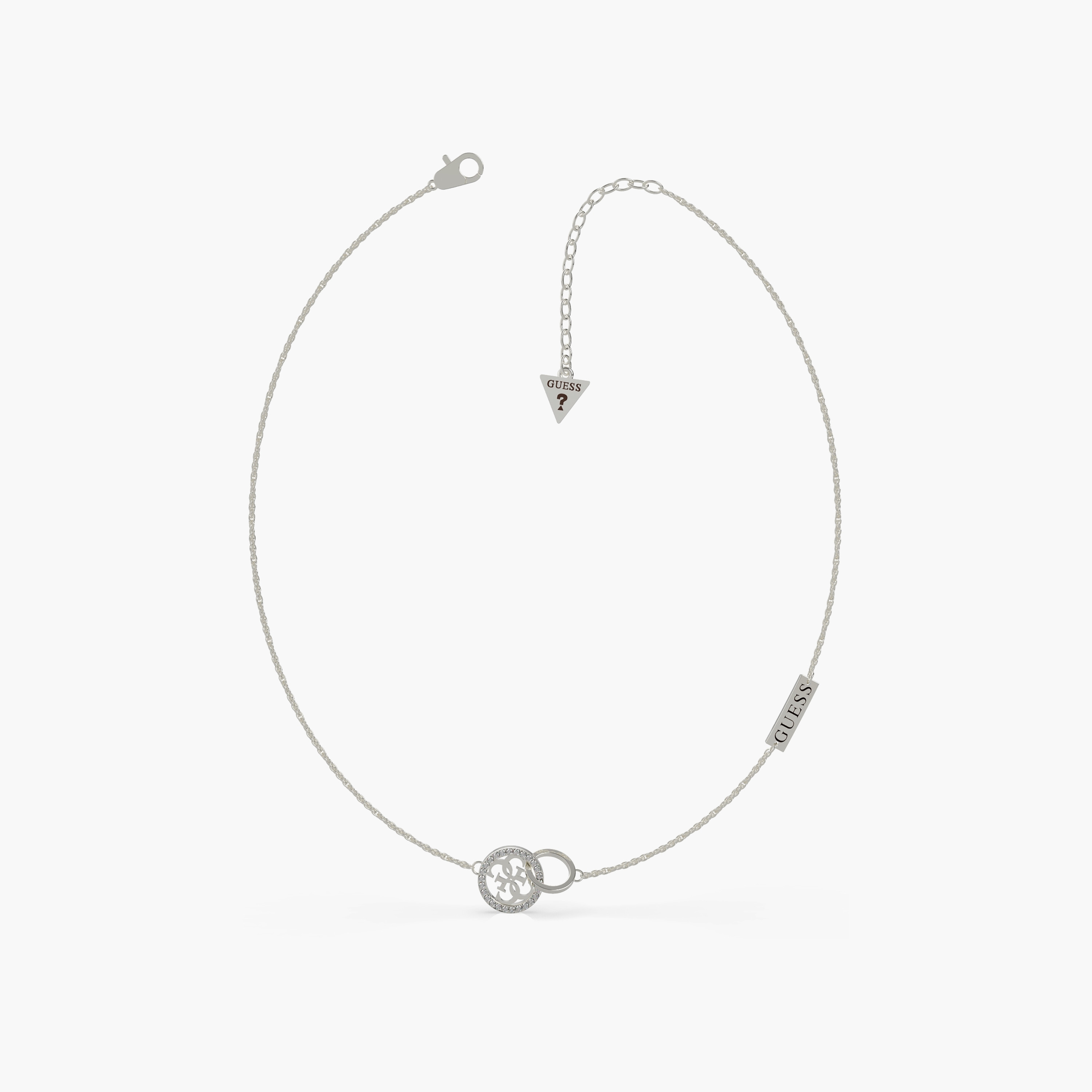 قلادة ذو إكيليبر بلون فضي من جيس | JUBN79045JW-women-watchesandjewellery-jewellery-necklacesandpendants-image-1