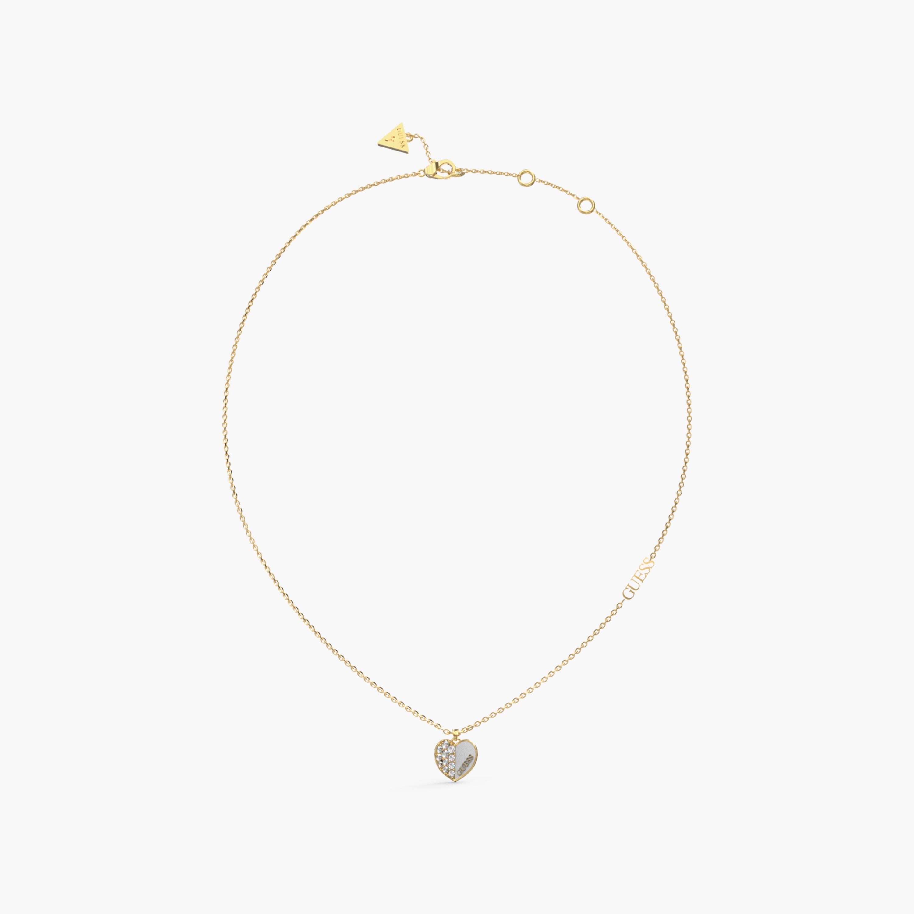 Guess Gold Lovely Necklace | JUBN03041JW-women-watchesandjewellery-jewellery-necklacesandpendants-image-1