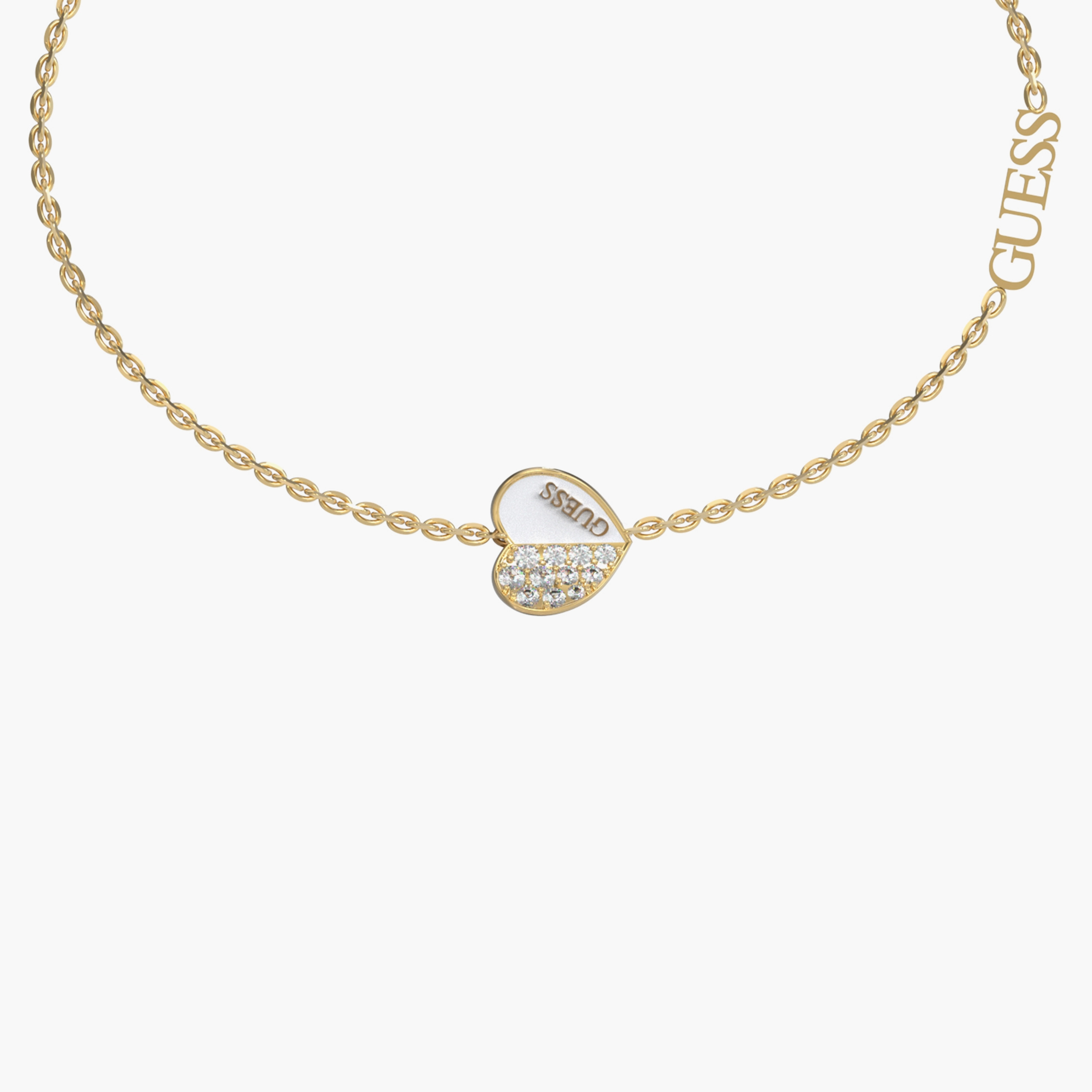 سوار لافلي بيف هارت بلون ذهبي من جيس | JUBB03042JW-women-watchesandjewellery-jewellery-banglesandbracelets-image-2