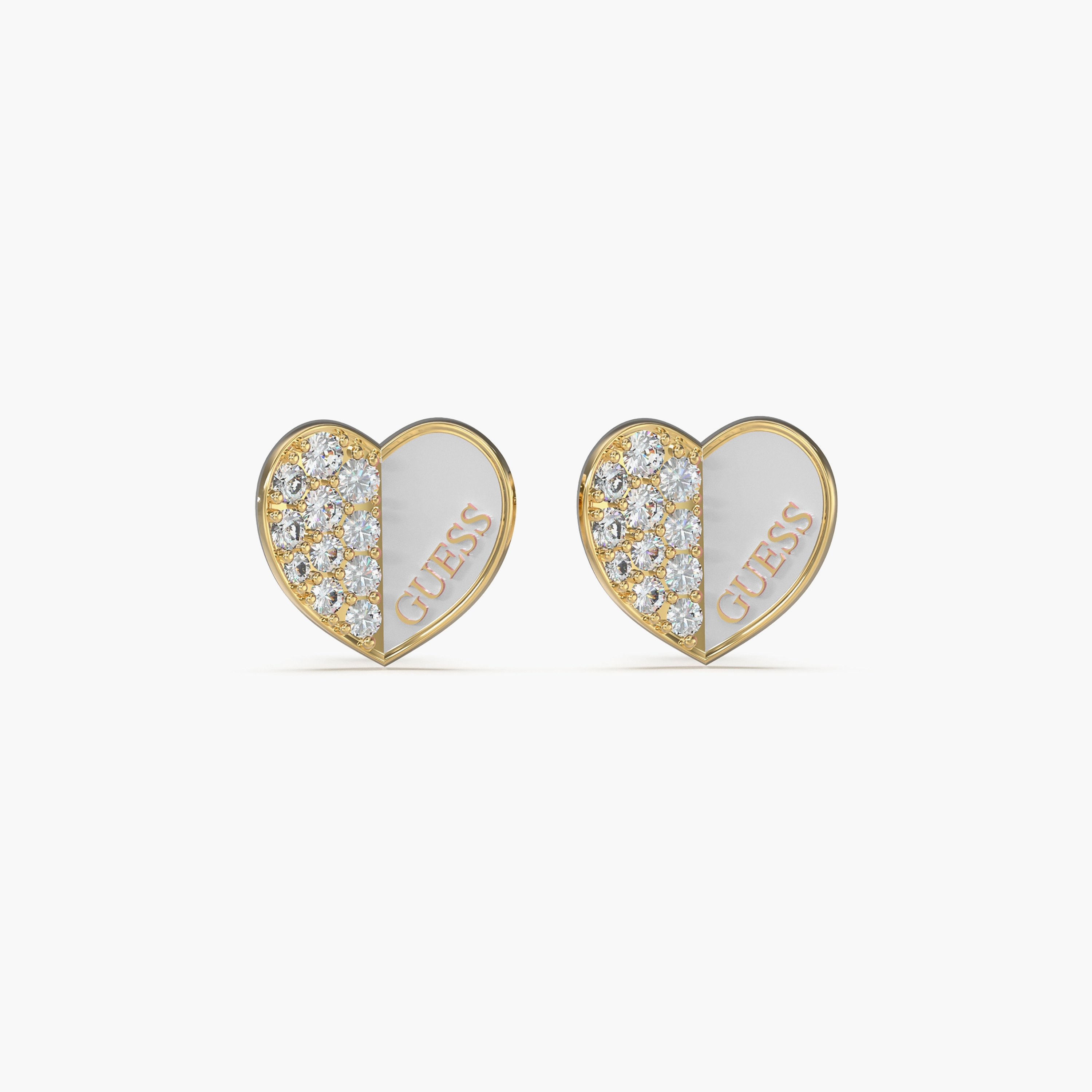 أقراط ستاد لافلي بلون ذهبي من جيس | JUBE03048JW-women-watchesandjewellery-jewellery-earrings-image-1