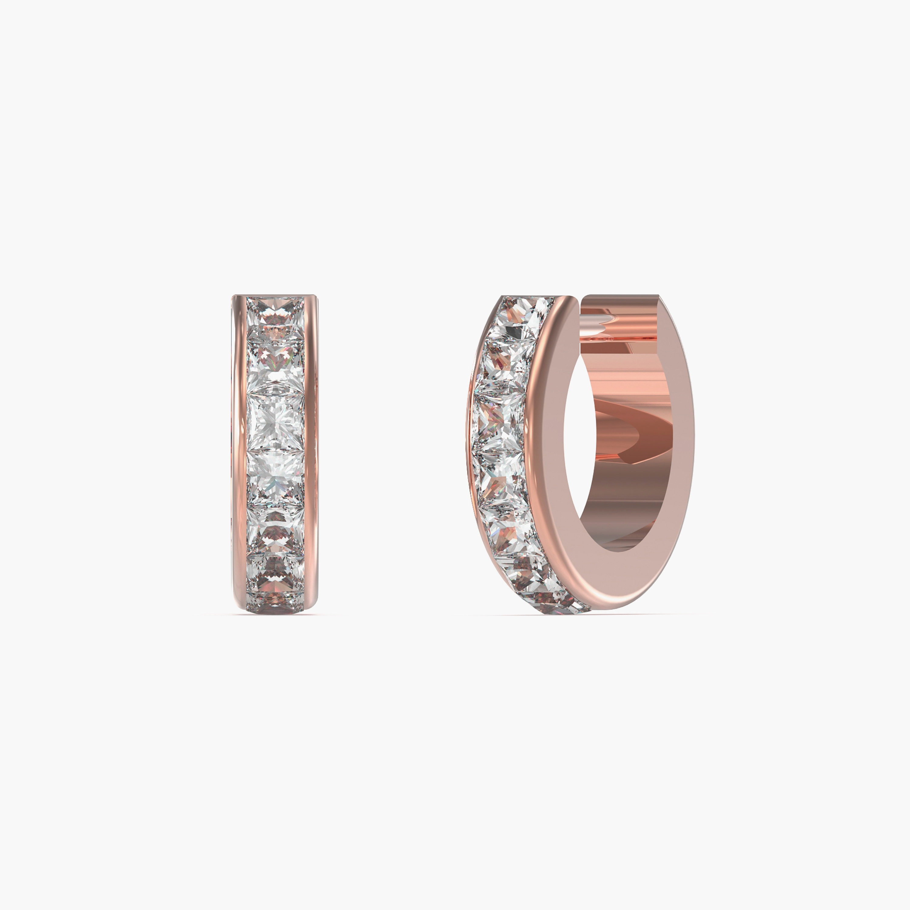 Guess Huggies Me Huggies Hoop Earrings | JUBE03134JW-women-watchesandjewellery-jewellery-earrings-image-1