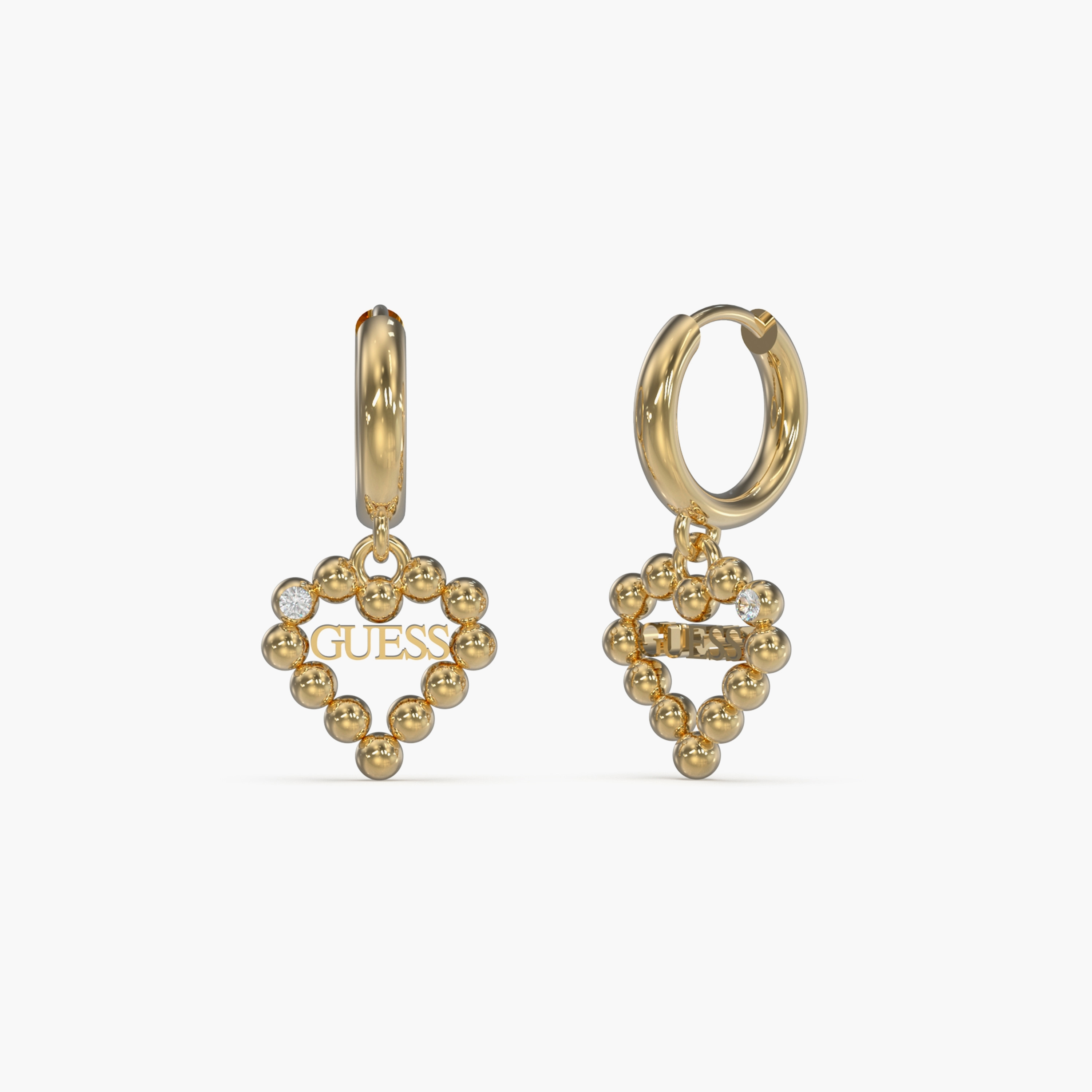أقراط ذو هجيز مي هجيز هوب من جيس بلون ذهبي | JUBE03146JW-women-watchesandjewellery-jewellery-earrings-image-1