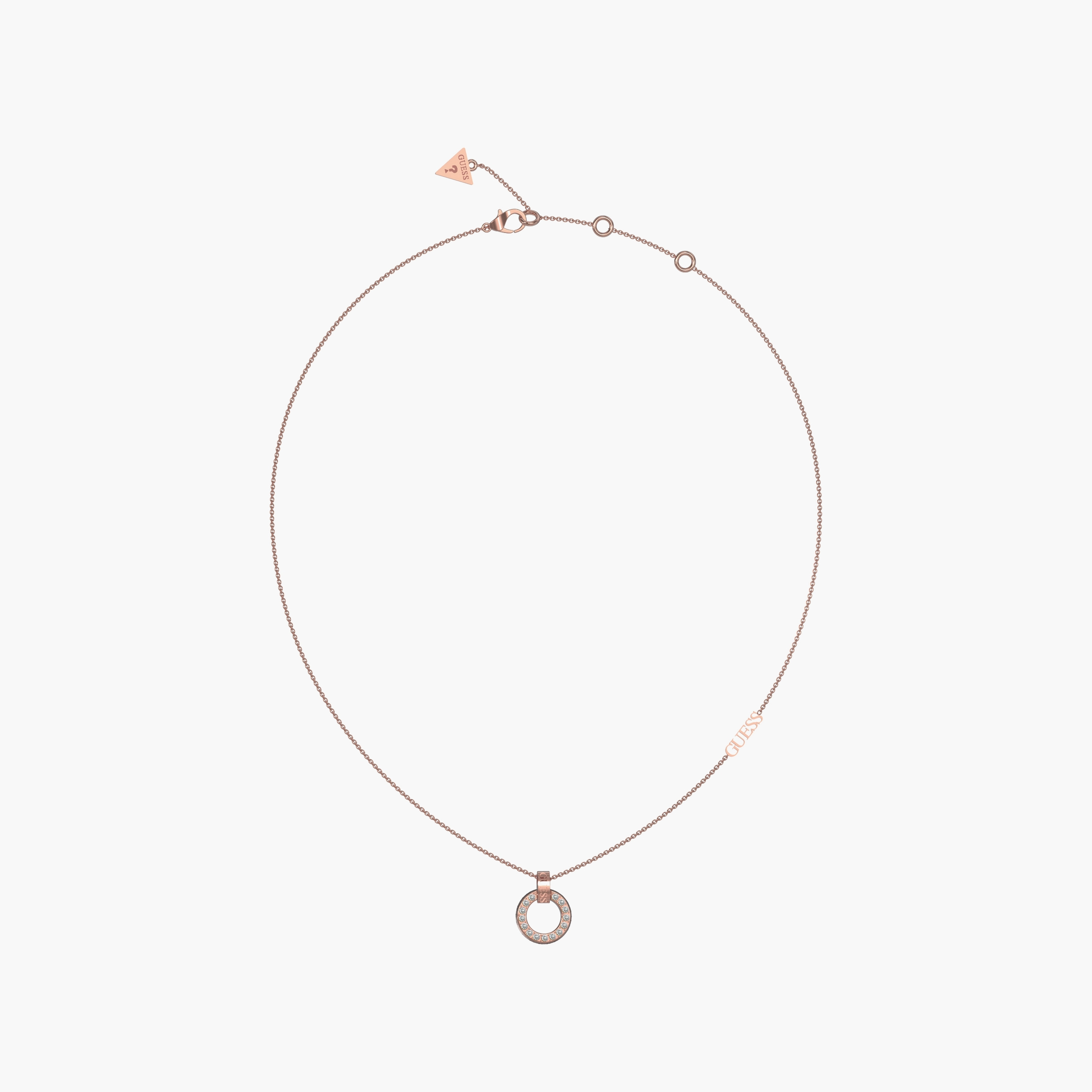 Guess Circle Lights Necklace | JUBN03159JW-women-watchesandjewellery-jewellery-necklacesandpendants-image-1