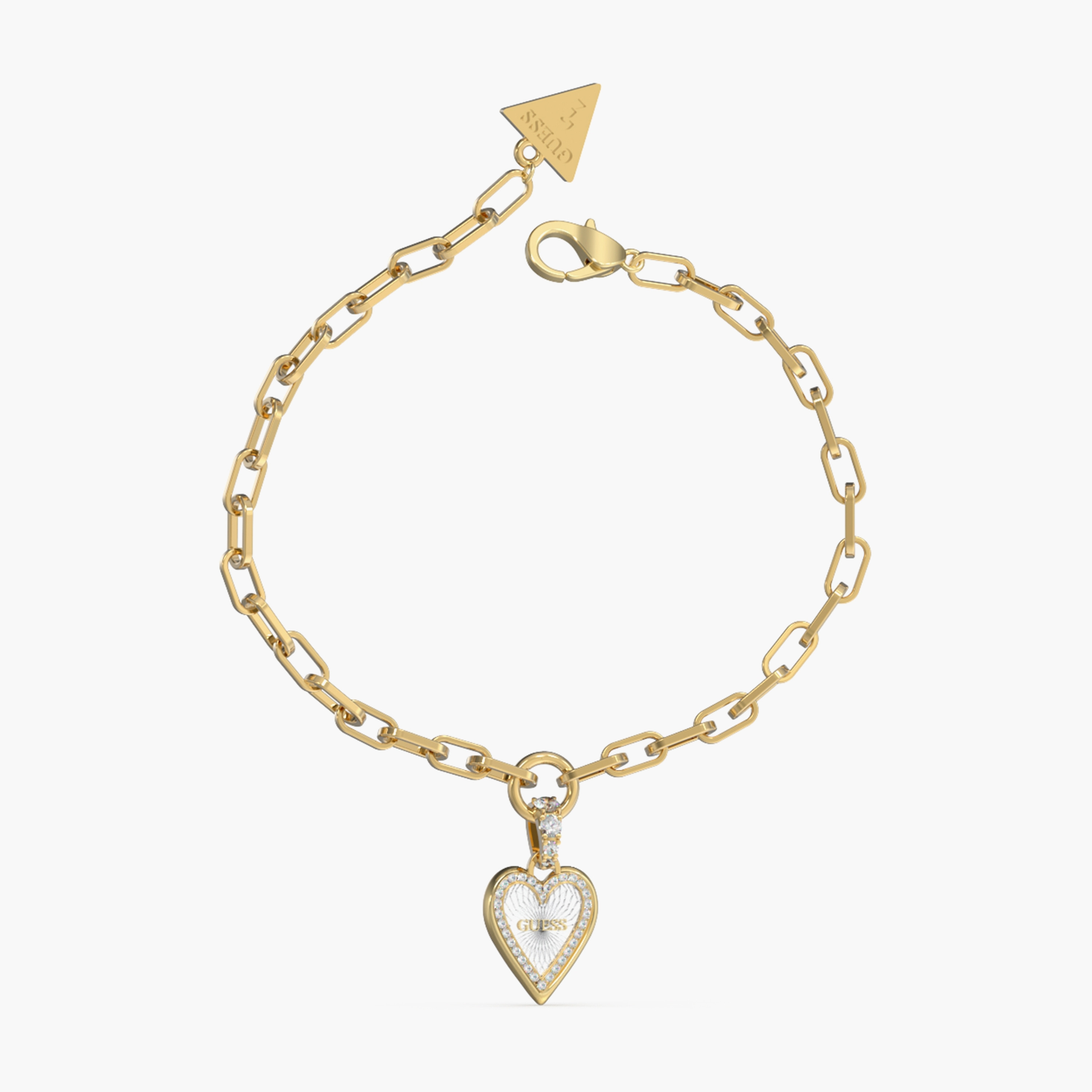 سوار ذو لاف مي تيندر بابيرلينك بلون ذهبي من جيس | JUBB03240JW-women-watchesandjewellery-jewellery-banglesandbracelets-image-1