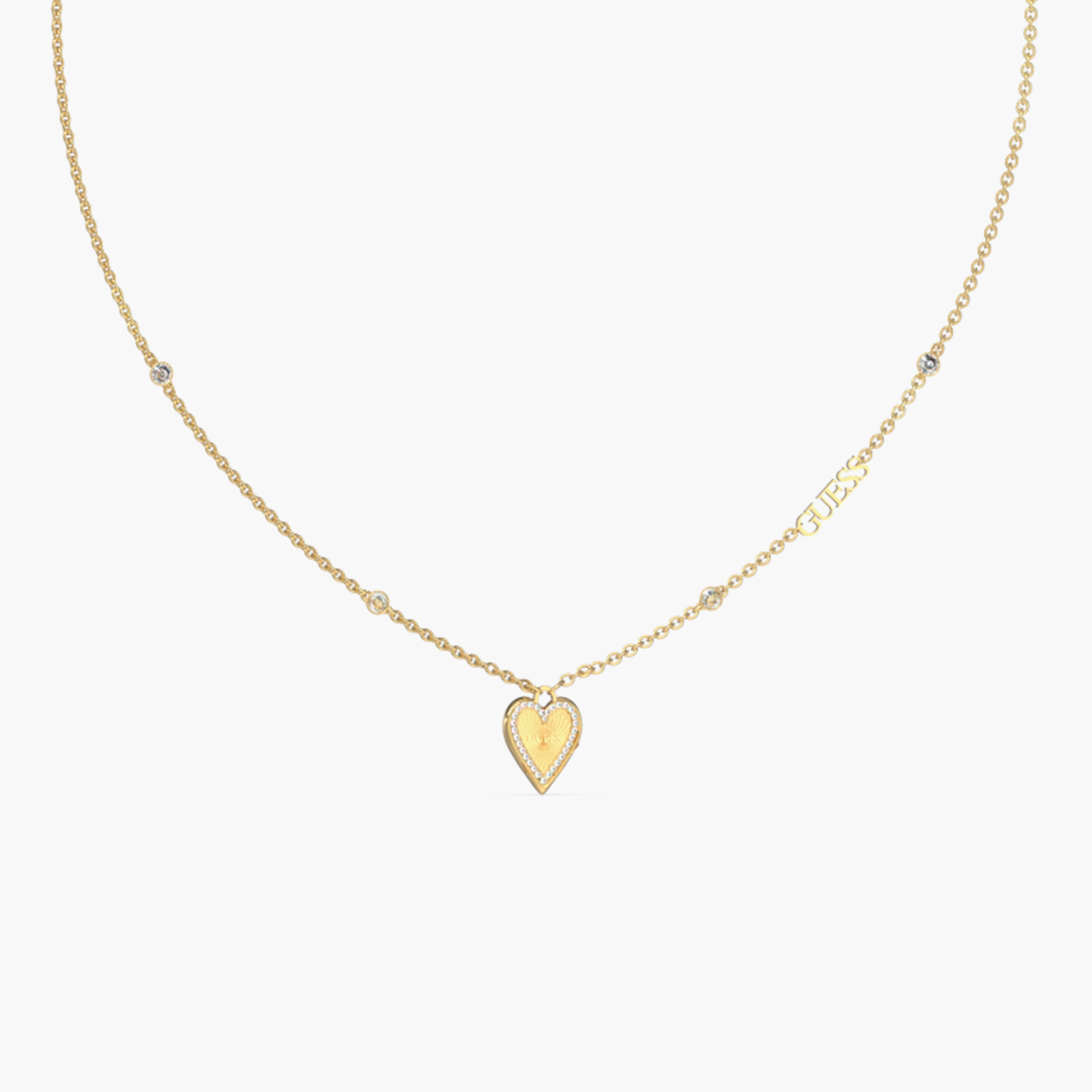 قلادة ذات لاف مي تيندر سينجل هارت من جيس | JUBN03241JW-women-watchesandjewellery-jewellery-necklacesandpendants-image-2