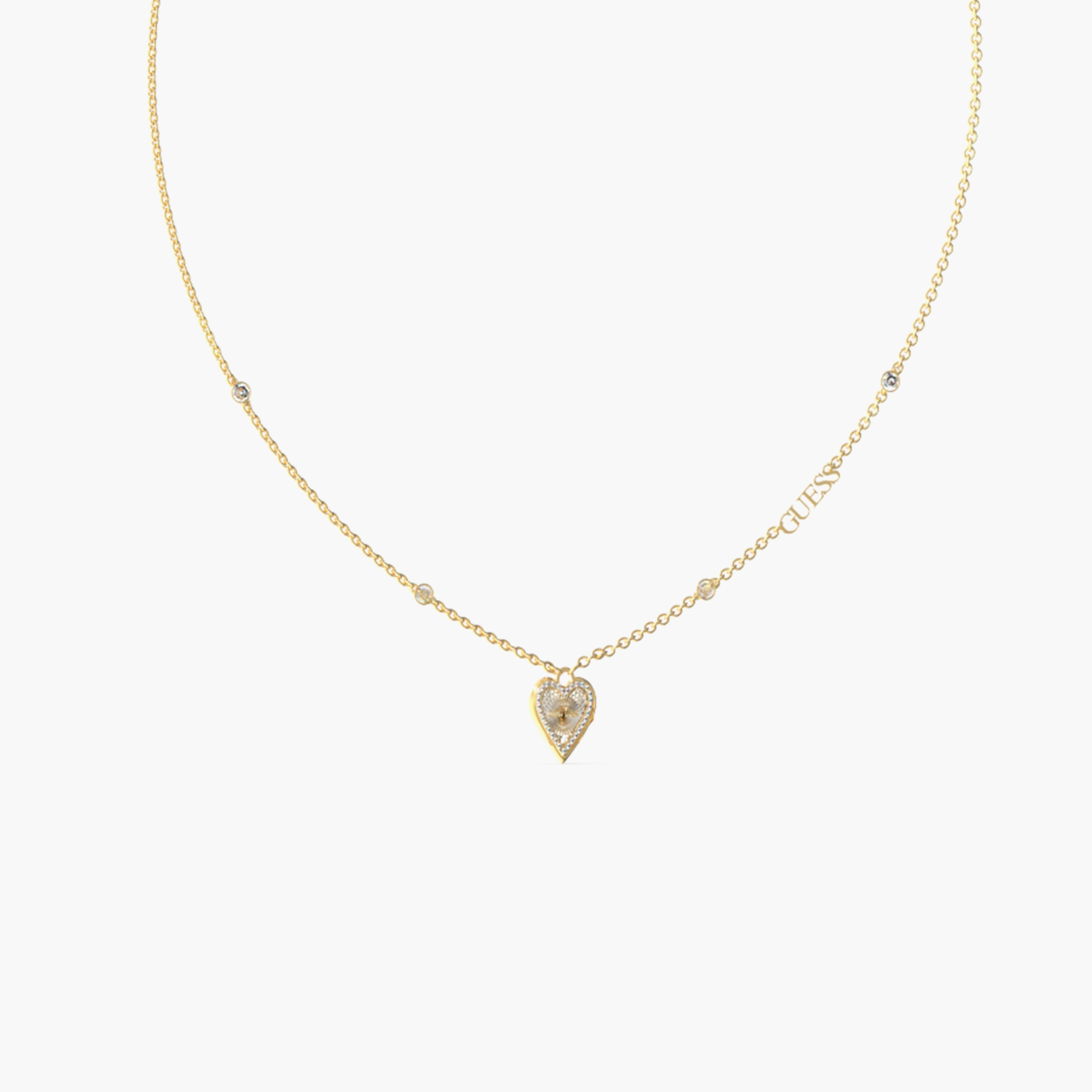 قلادة ذات لاف مي تيندر سينجل هارت من جيس | JUBN03241JW-women-watchesandjewellery-jewellery-necklacesandpendants-image-2