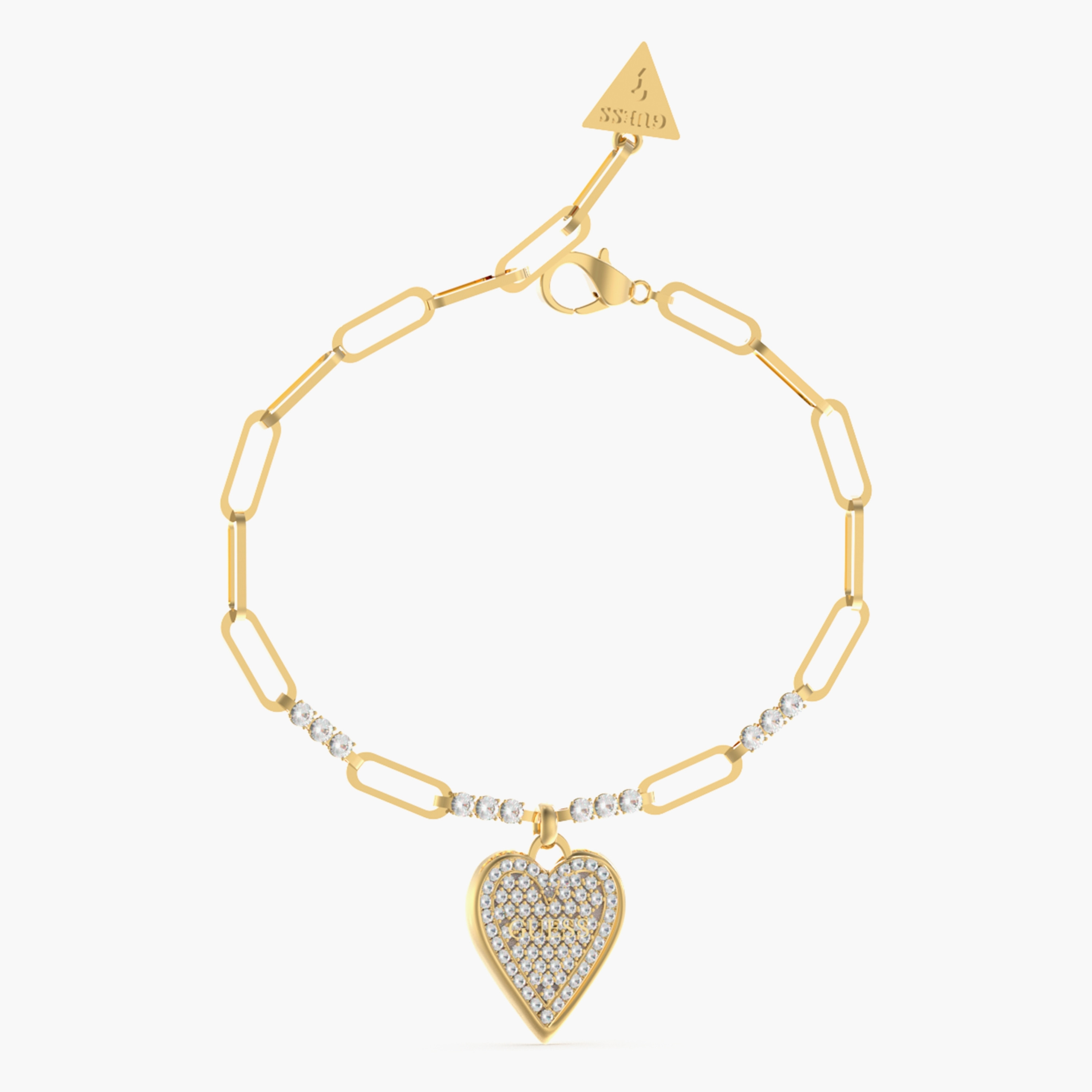 سوار ذو لاف مي تيندر بلون ذهبي من جيس | JUBB03248JW-women-watchesandjewellery-jewellery-banglesandbracelets-image-1