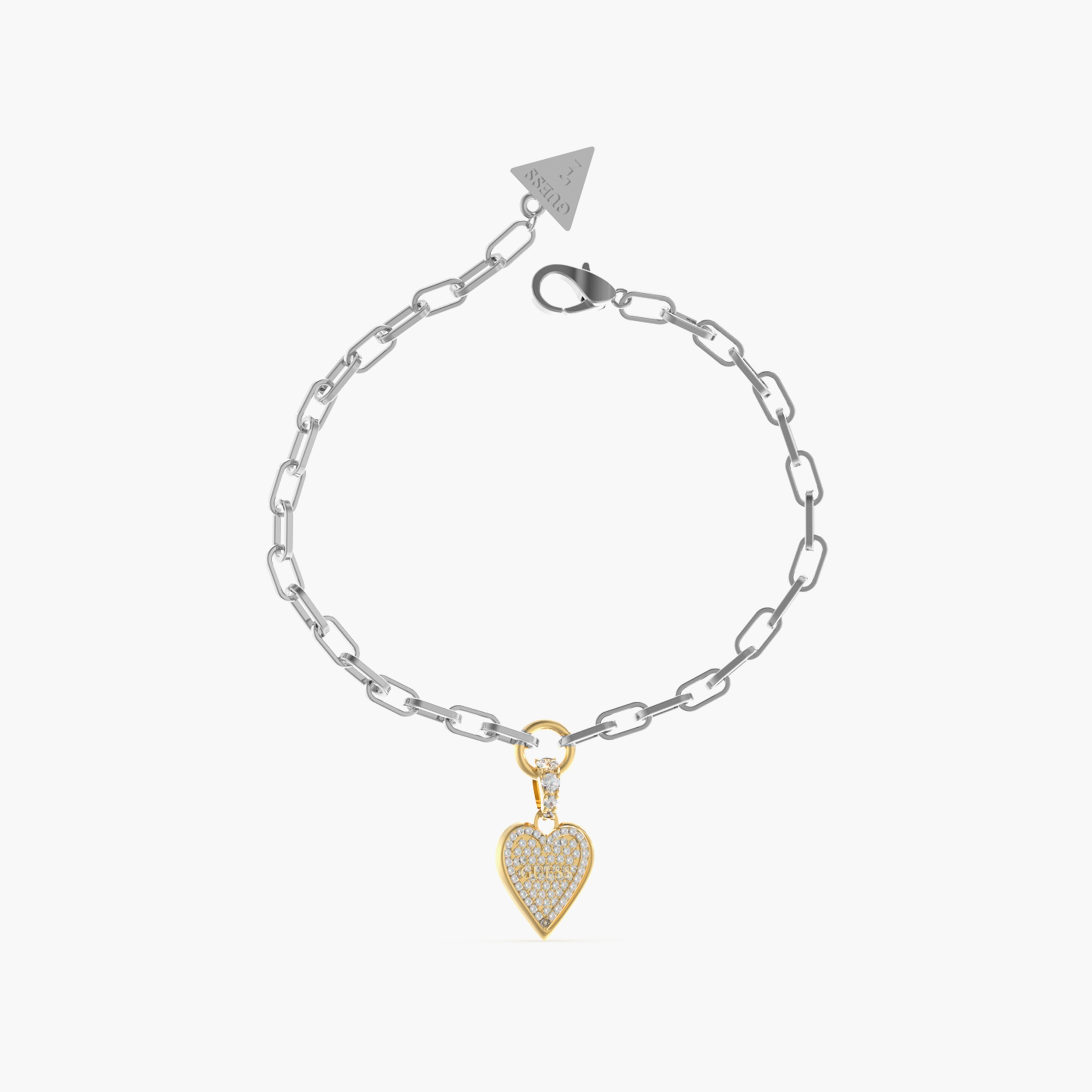 Guess Love Me Tender Paperlink Bracelet | JUBB03250JW-women-watchesandjewellery-jewellery-banglesandbracelets-image-1