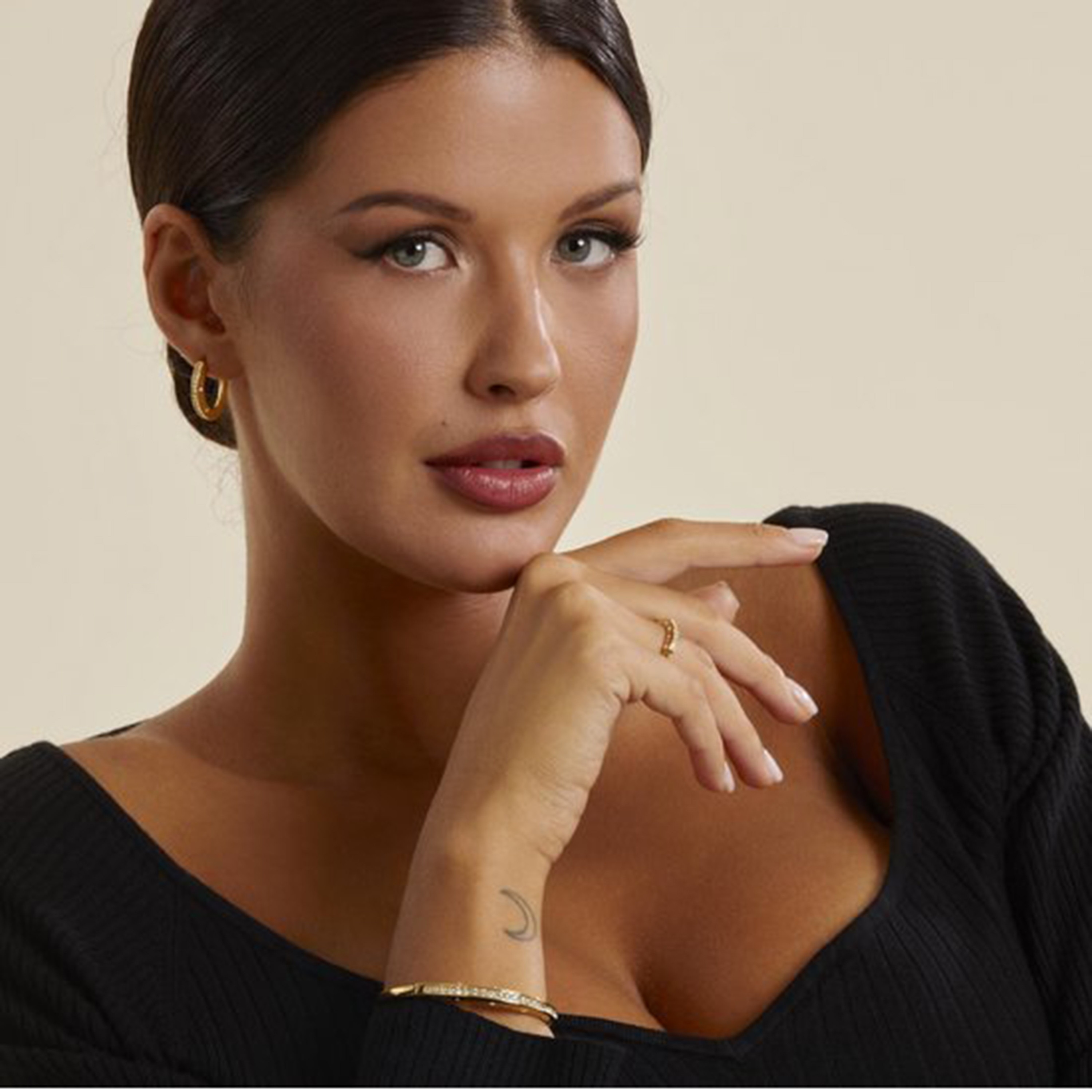 Guess Gold Bond Bracelet | JUBB03252JW-women-watchesandjewellery-jewellery-banglesandbracelets-image-3