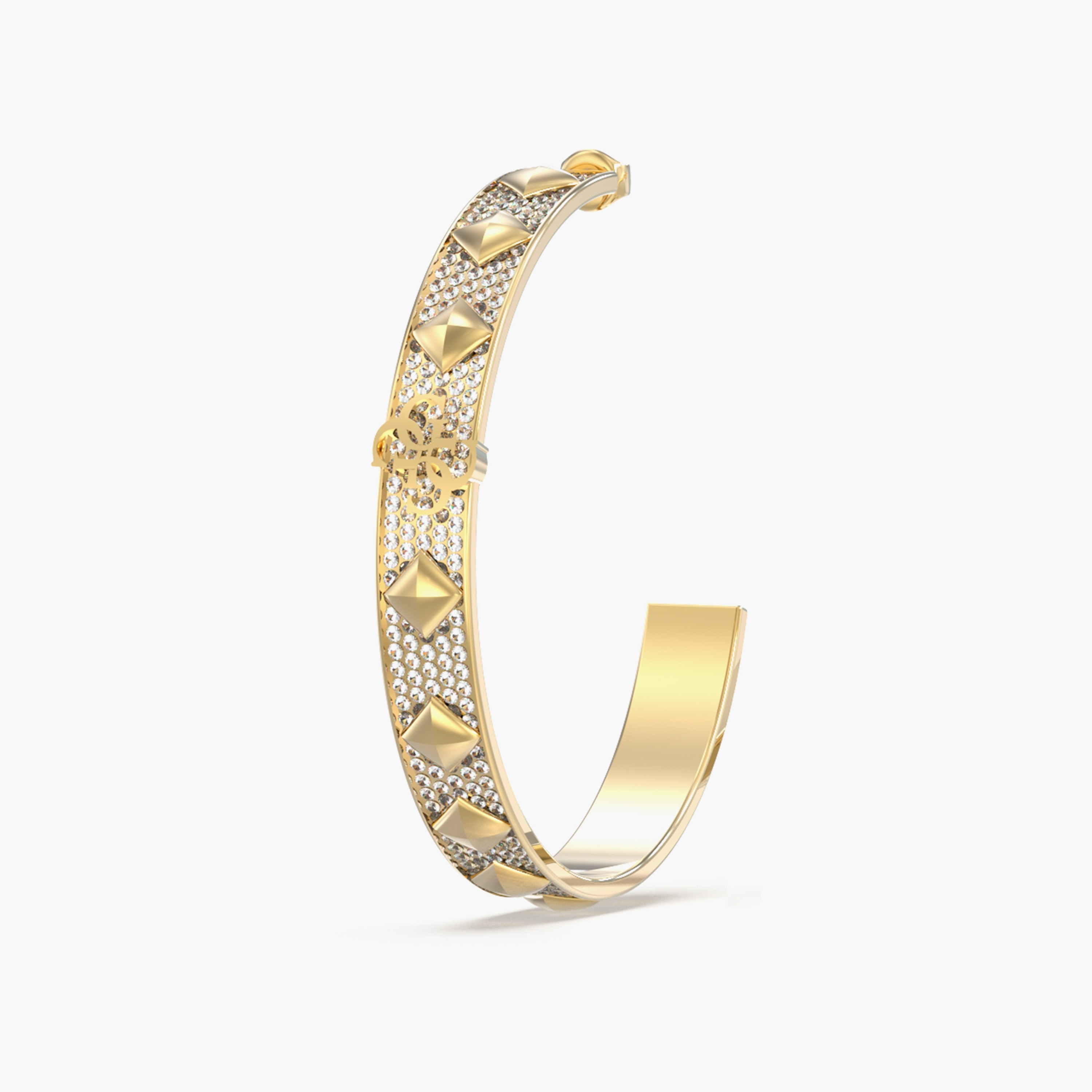 أقراط ذو 4 جي فور إيفر ھوب بلون ذهبي من جيس | JUBE03280JW-women-watchesandjewellery-jewellery-earrings-image-2