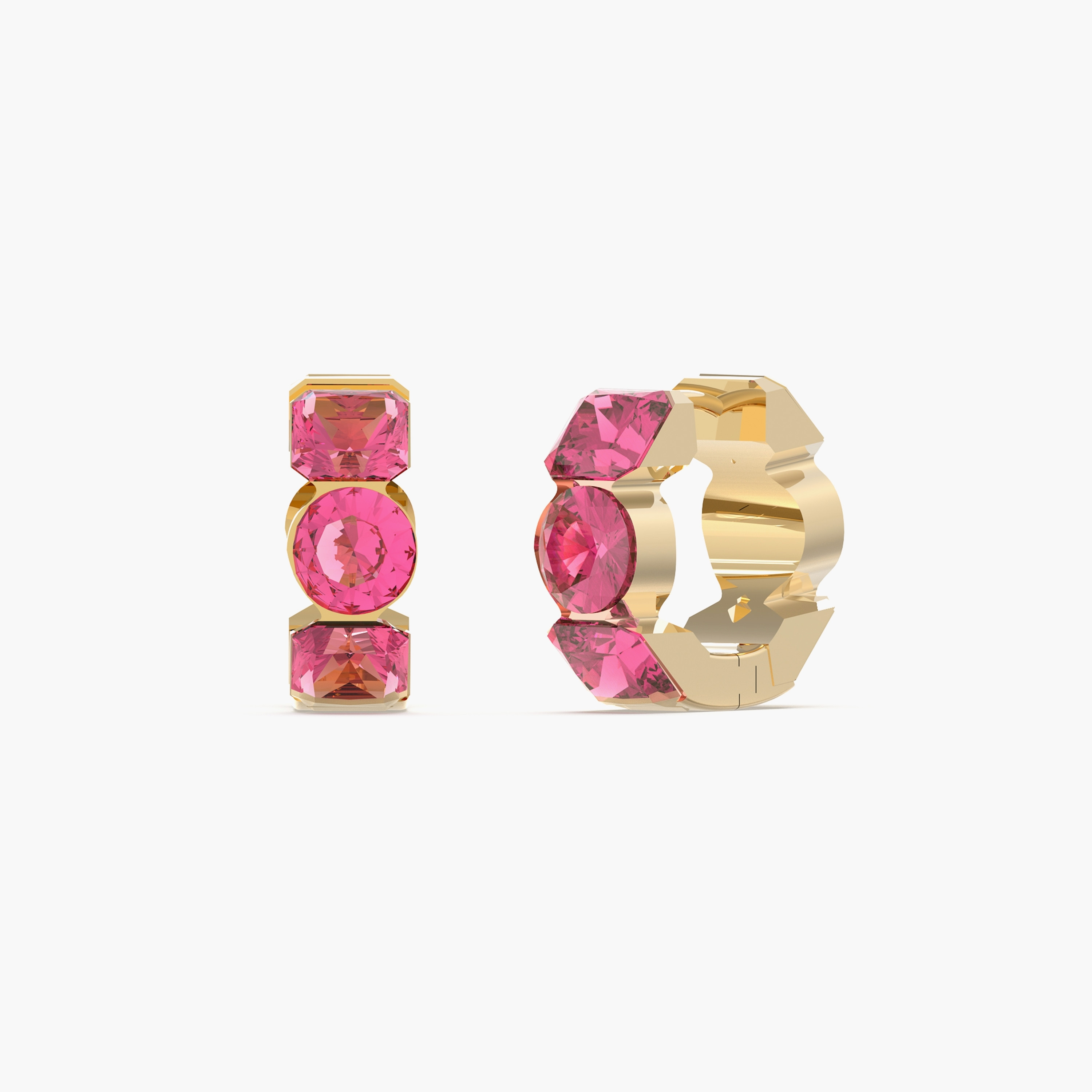 أقراط كريزي جيوميتريكال هجيز هوب من جيس | JUBE03305JW-women-watchesandjewellery-jewellery-earrings-image-1