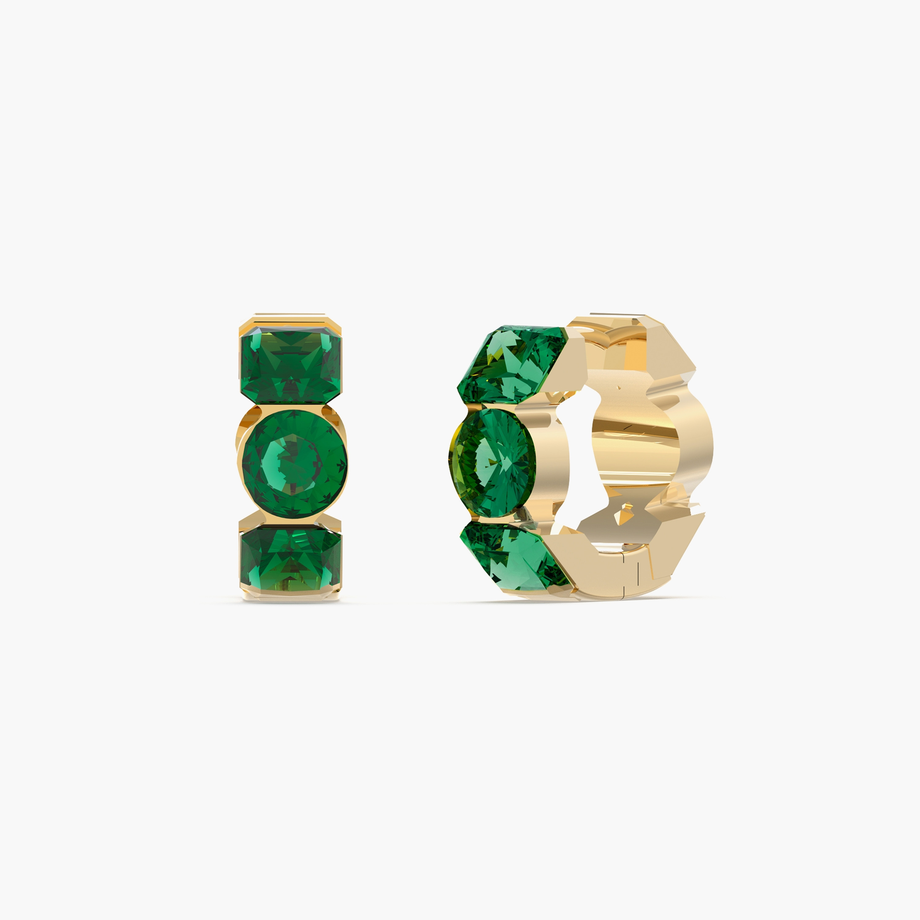 أقراط كريزي جيوميتريكال هجيز هوب من جيس | JUBE03305JW-women-watchesandjewellery-jewellery-earrings-image-1