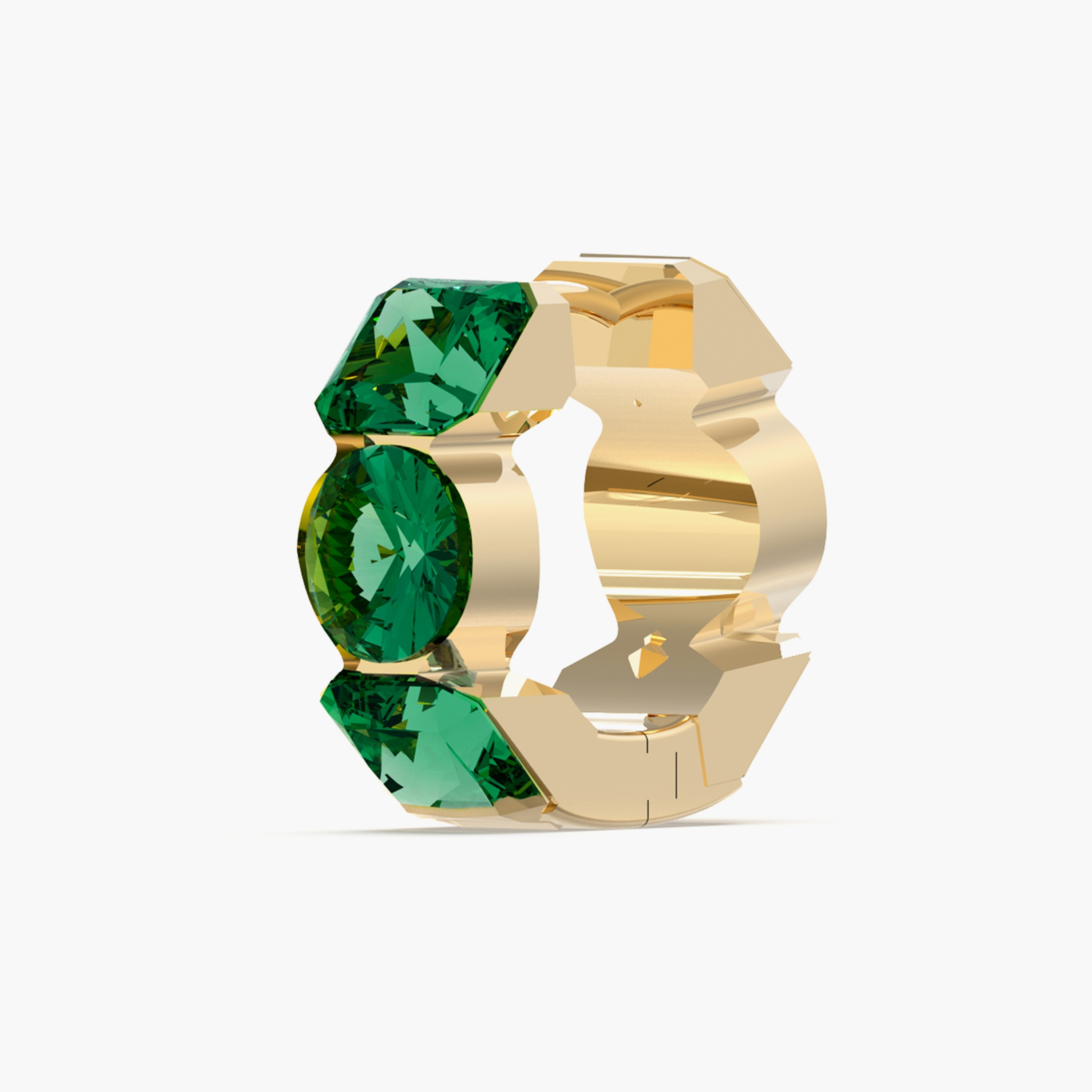 أقراط كريزي جيوميتريكال هجيز هوب من جيس | JUBE03305JW-women-watchesandjewellery-jewellery-earrings-image-2