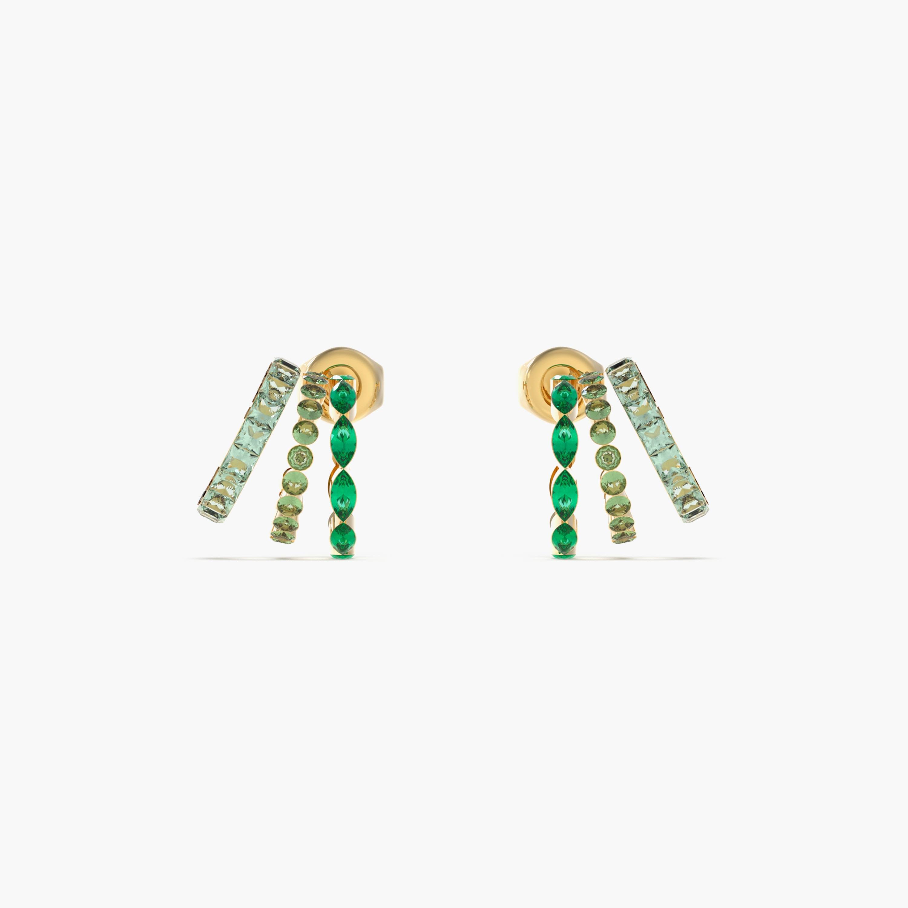 Guess Crazy Huggies Hoop Earrings | JUBE03307JW-women-watchesandjewellery-jewellery-earrings-image-1