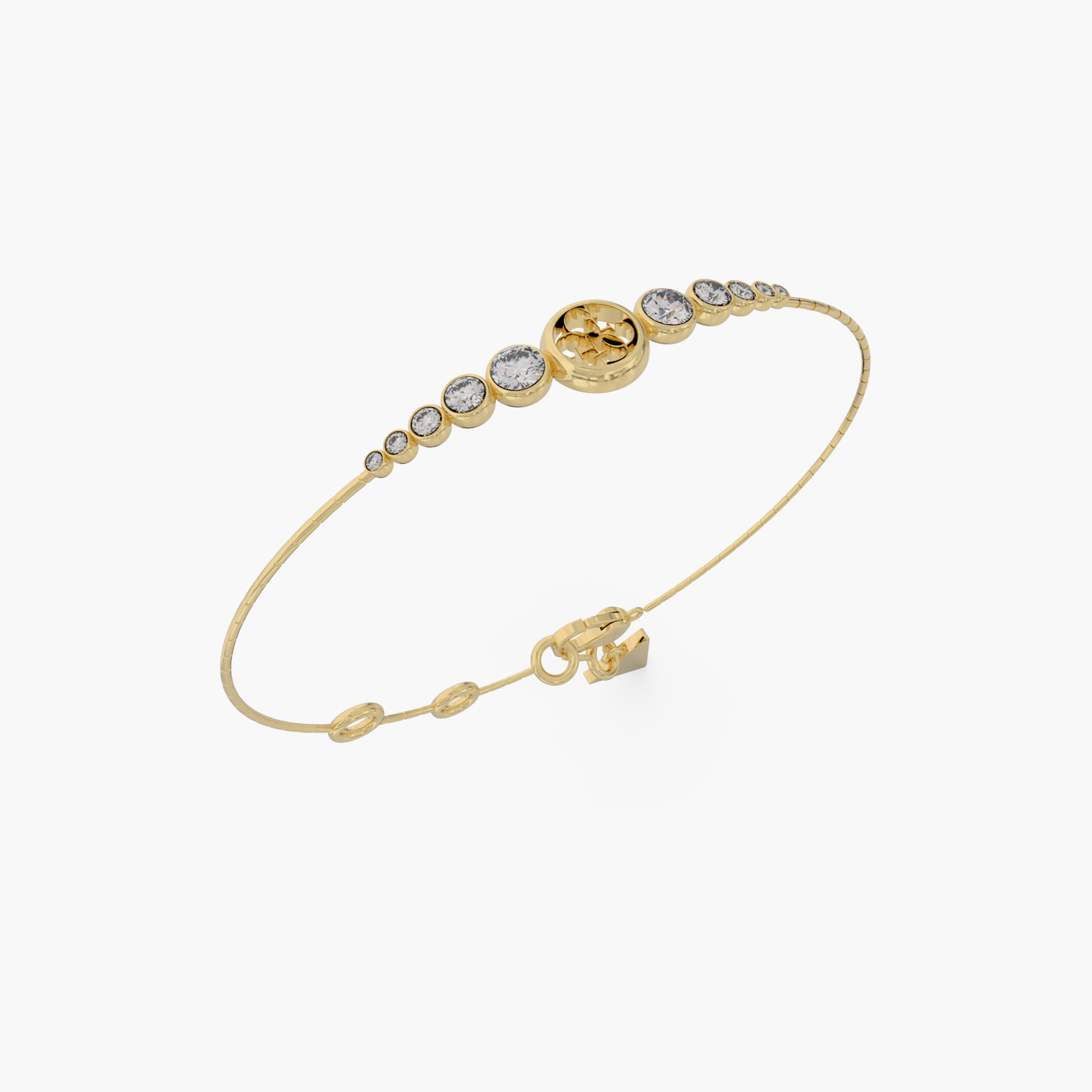 سوار بيرفكت إليوجن بلون ذهبي من جيس | JUBB03371JW-women-watchesandjewellery-jewellery-banglesandbracelets-image-1