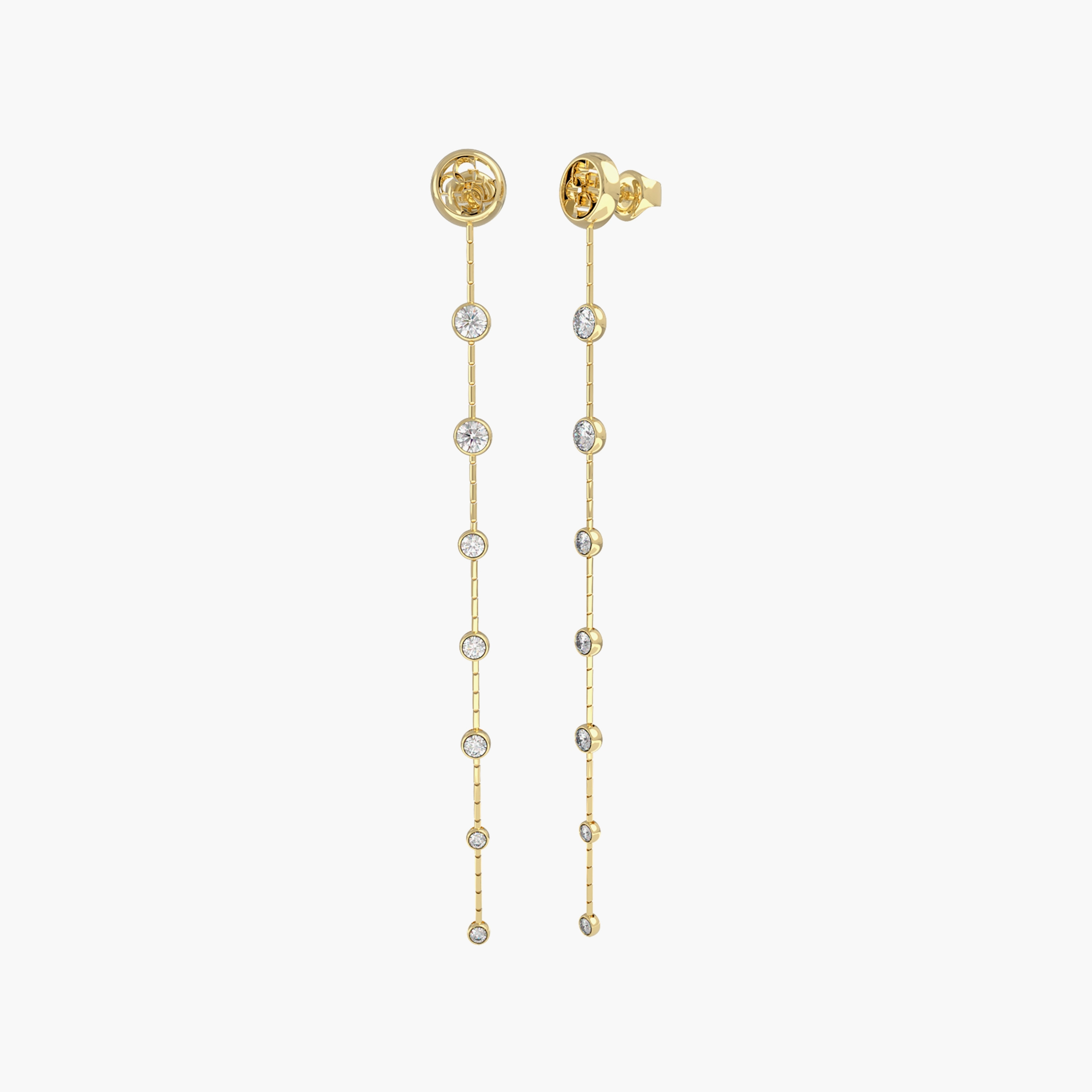 Guess Gold Perfect Illusion Drop Earrings | JUBE03379JW-women-watchesandjewellery-jewellery-earrings-image-1