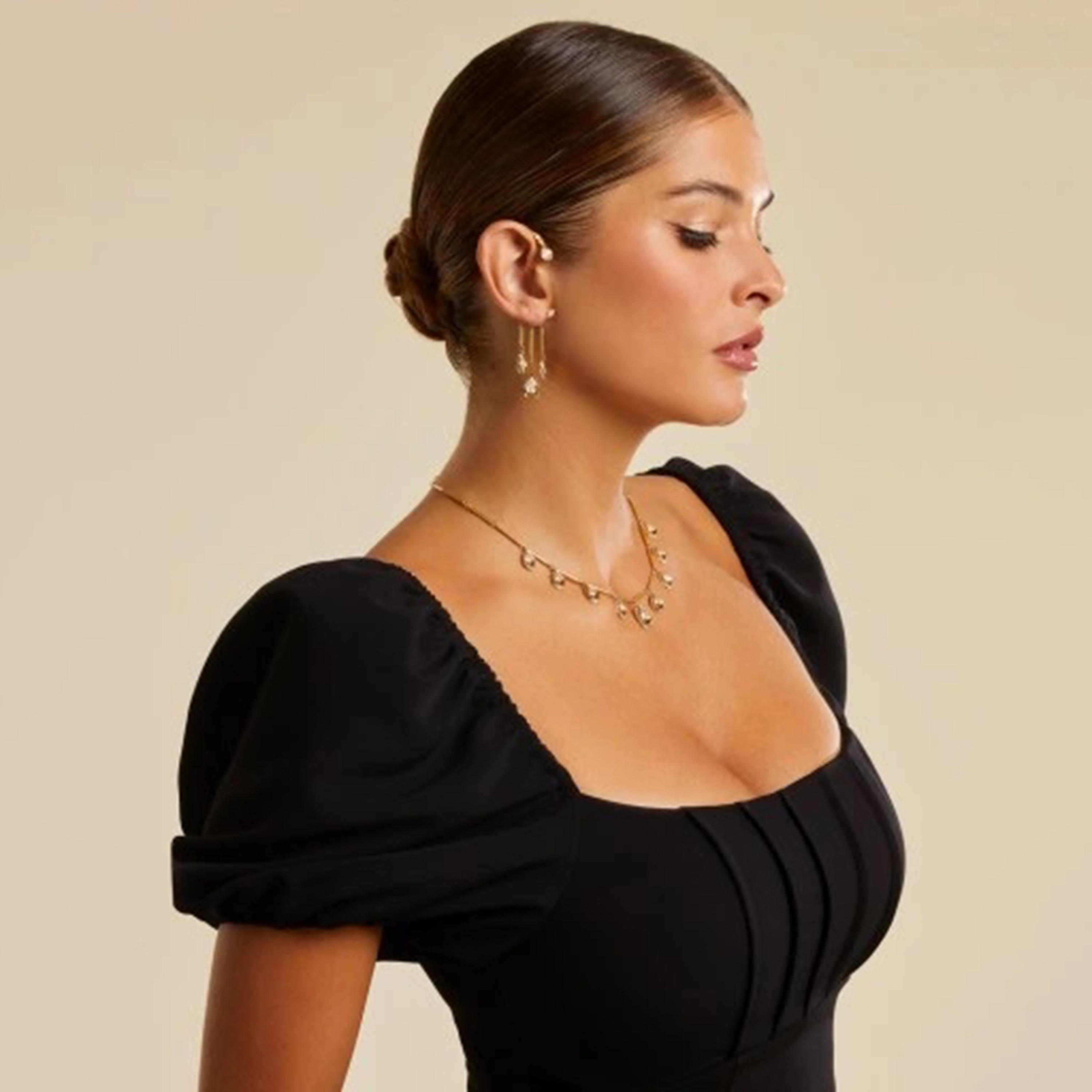 أقراط لوليبوب دروب إير كف بلون ذهبي من جيس | JUBE03385JW-women-watchesandjewellery-jewellery-earrings-image-3