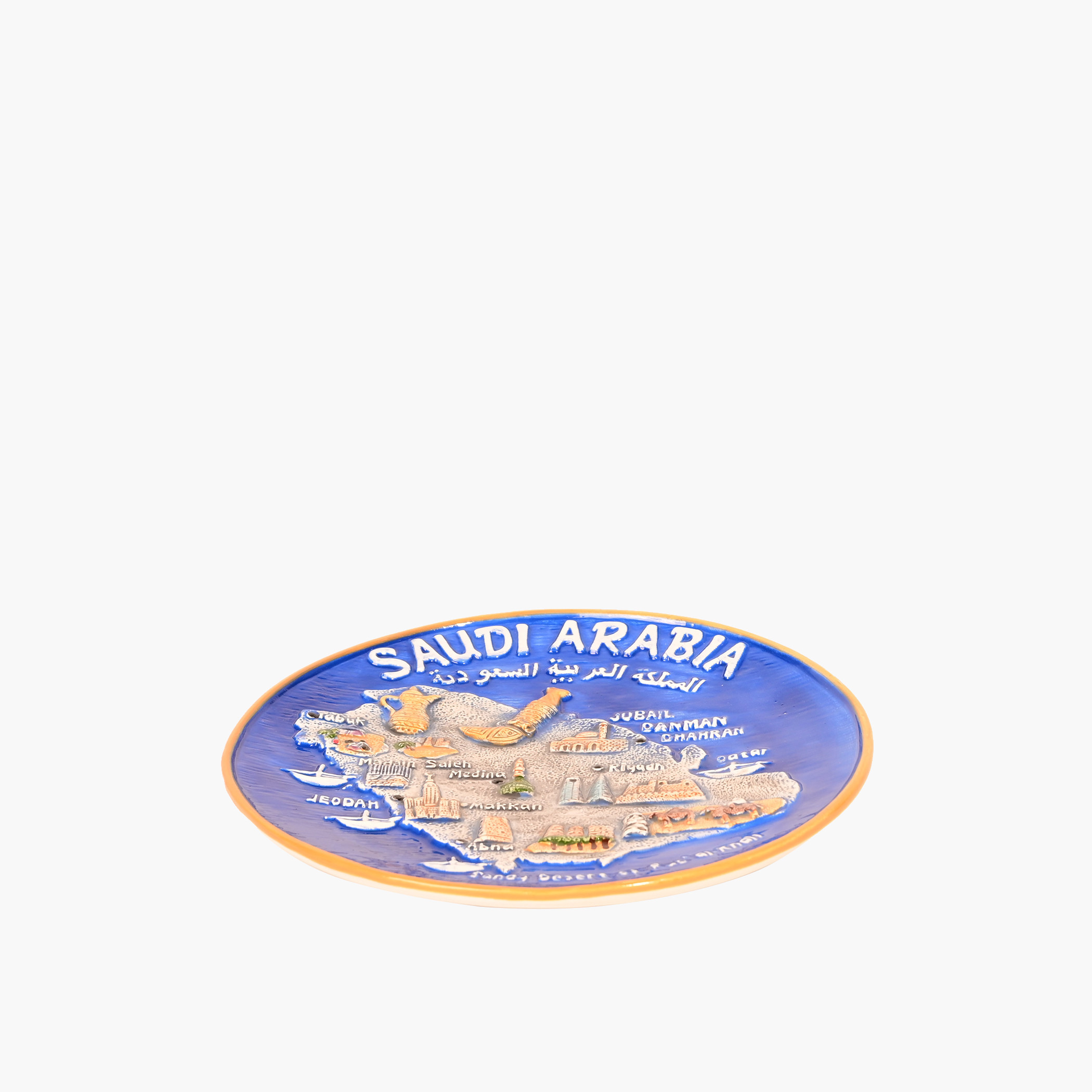 Crafted by Lifestyle Saudi Arabia Souvenir Plate-household-decor-decorativeobjectsandsculptures-image-3