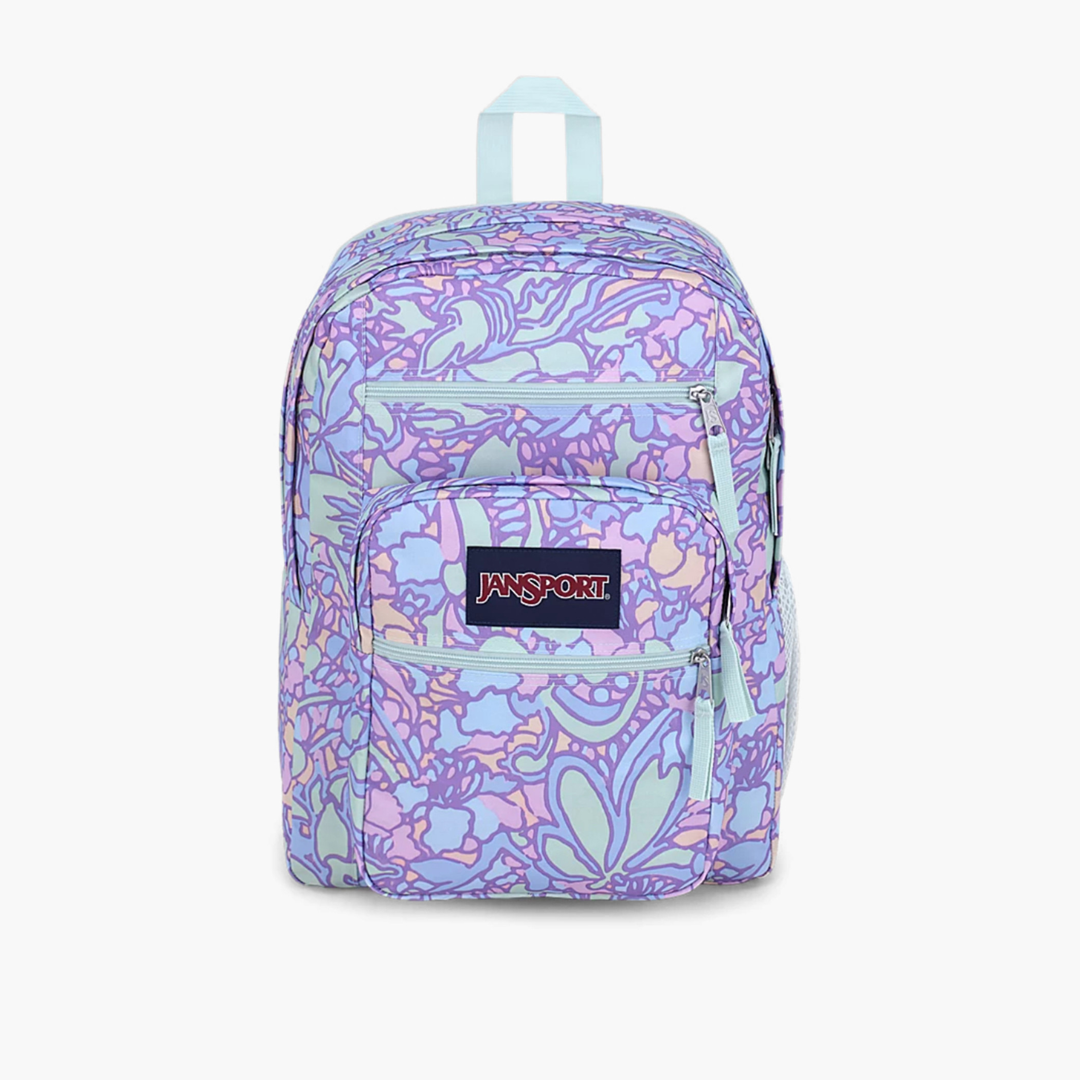 Jansport Floral Print Backpack with Adjustable Straps and Zip Closure - 53.34x40.64x33.02 cms-cpkids-backtoschool-schoolbagsandbackpacks-backpacks-image-1