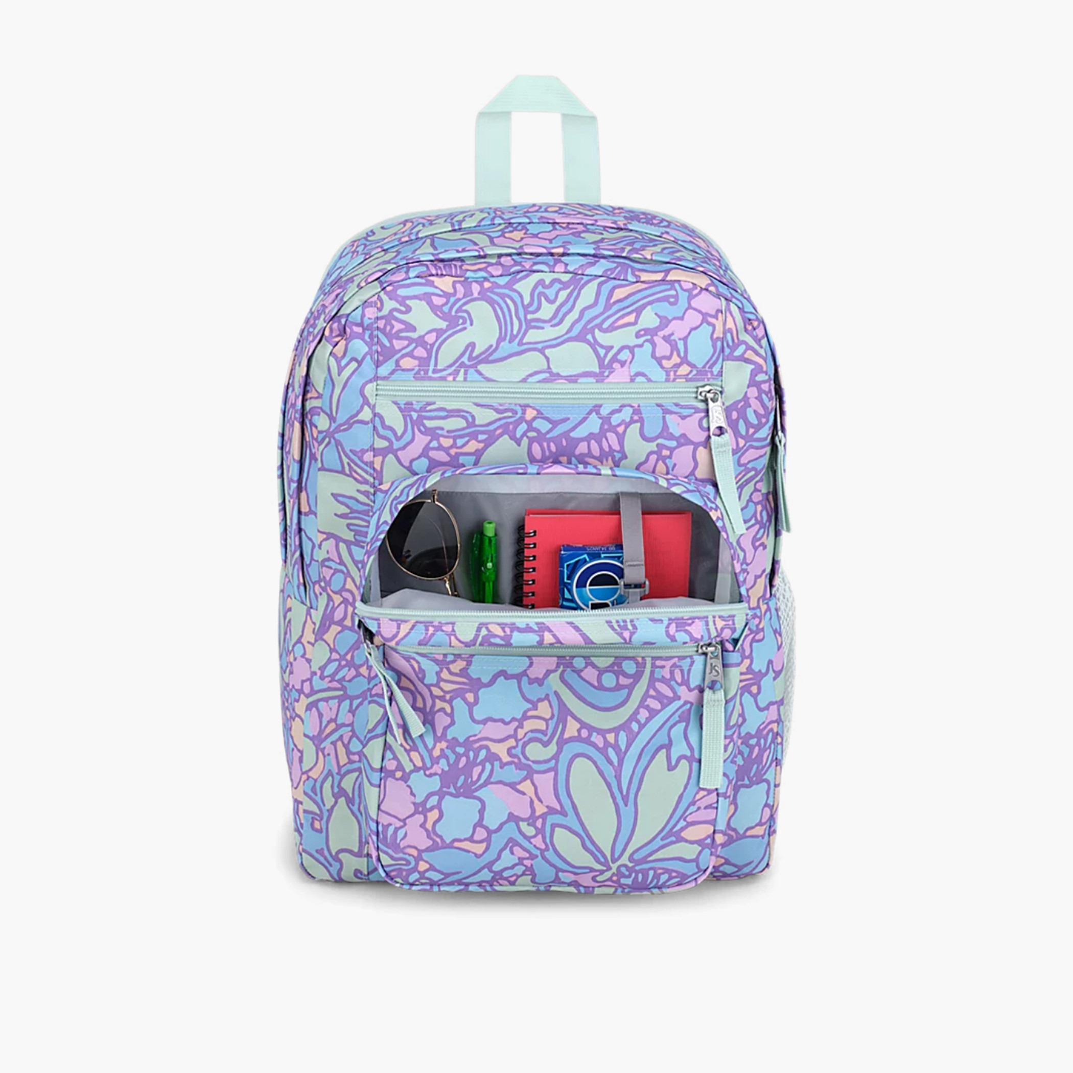Jansport Floral Print Backpack with Adjustable Straps and Zip Closure - 53.34x40.64x33.02 cms-cpkids-backtoschool-schoolbagsandbackpacks-backpacks-image-5