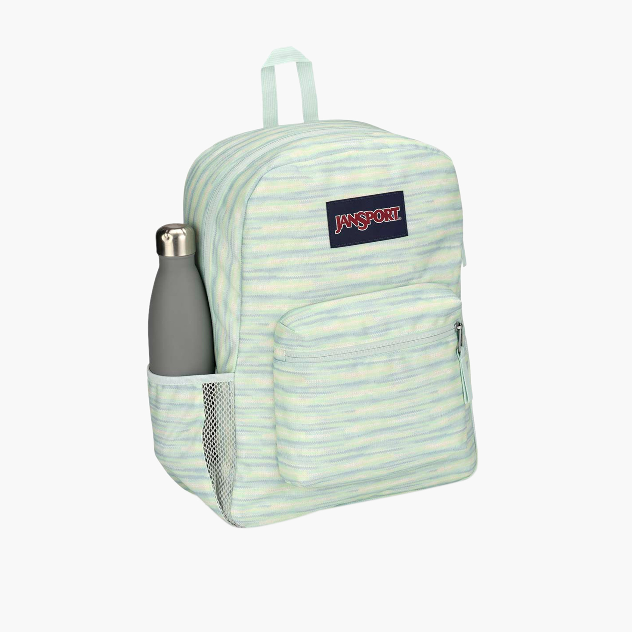 Jansport Striped Backpack with Adjustable Straps and Zip Closure - 60.02x39.7x45.72 cms-school-bagsandbackpacks-backpacks-image-3