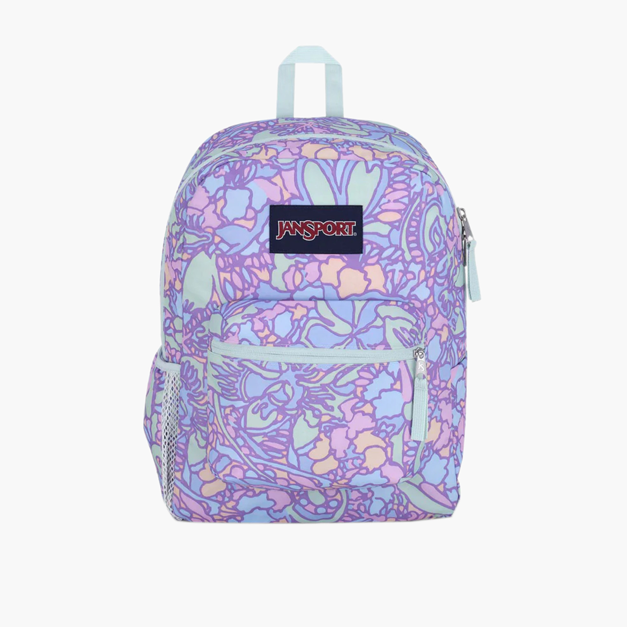 Jansport Floral Print Backpack with Adjustable Straps and Zip Closure - 60.02x39.7x45.72 cms-cpkids-backtoschool-schoolbagsandbackpacks-backpacks-image-1