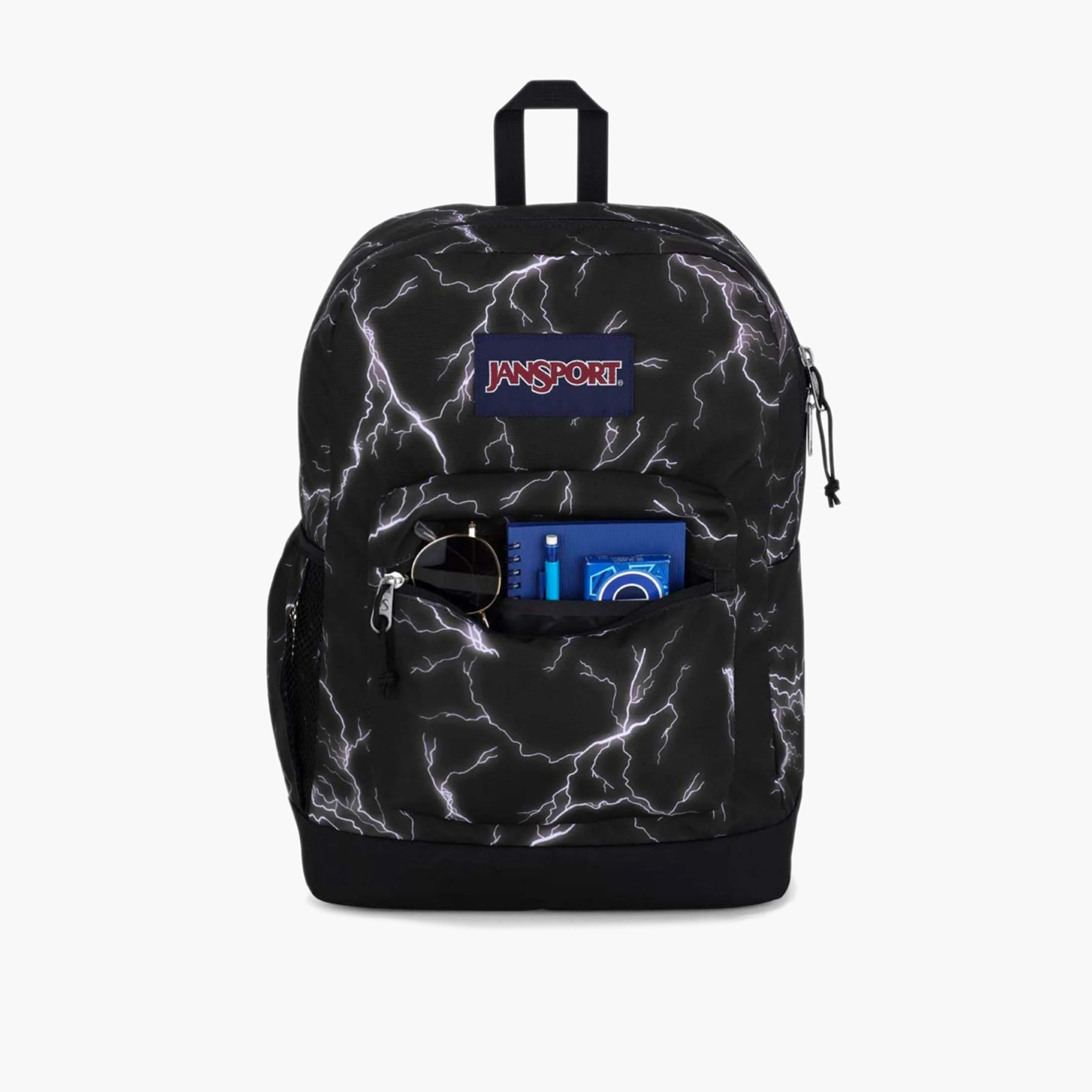 Jansport Electric Bolt Print Backpack with Adjustable Straps and Zip Closure - 76.2x38x33 cms-school-bagsandbackpacks-backpacks-image-5
