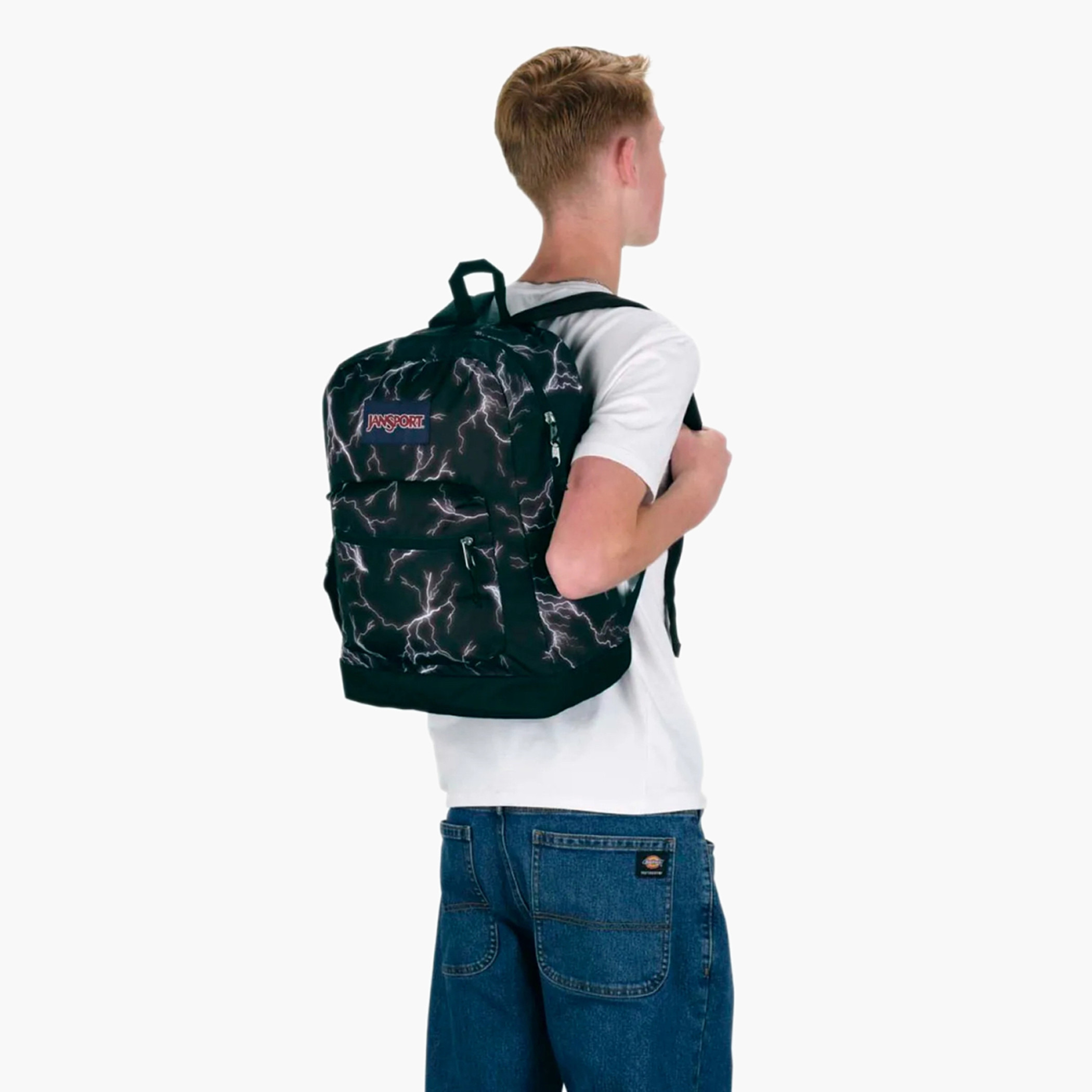 Jansport Electric Bolt Print Backpack with Adjustable Straps and Zip Closure - 76.2x38x33 cms-school-bagsandbackpacks-backpacks-image-8
